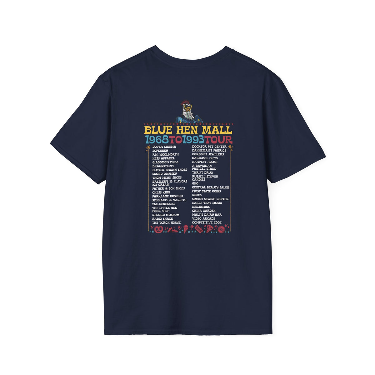 Where We Used To Roost - Dover Blue Hen Mall Tee