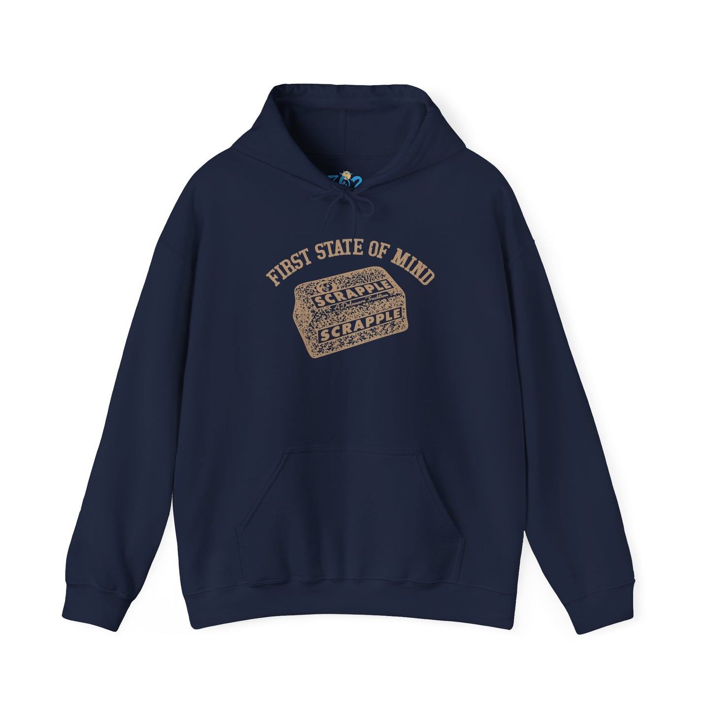 Delaware First State of Mind Srapple Hoodie Dark Color