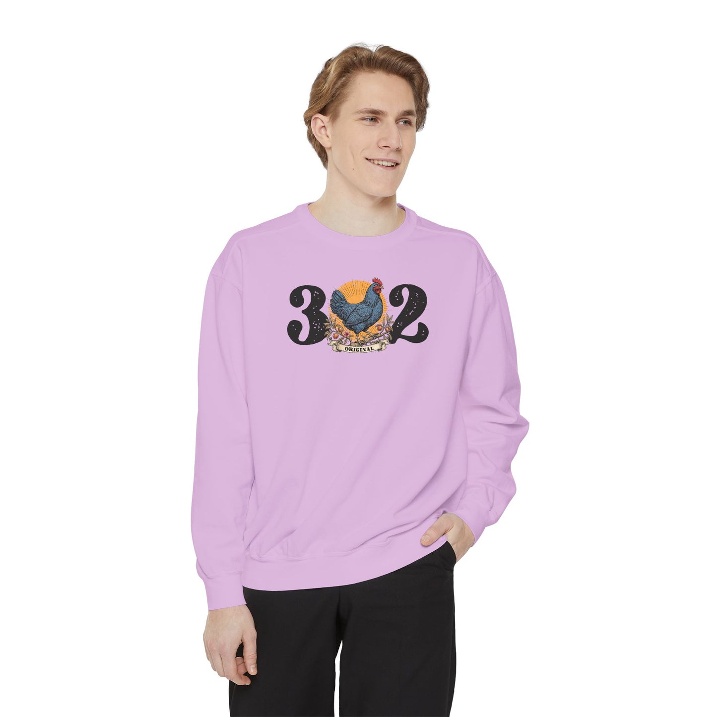 302 Delaware Blue Hen Unisex Garment-Dyed Sweatshirt