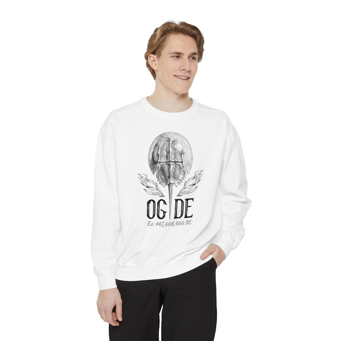 OG DE Delaware Horse Shoe Crab Unisex Sweat Shirt