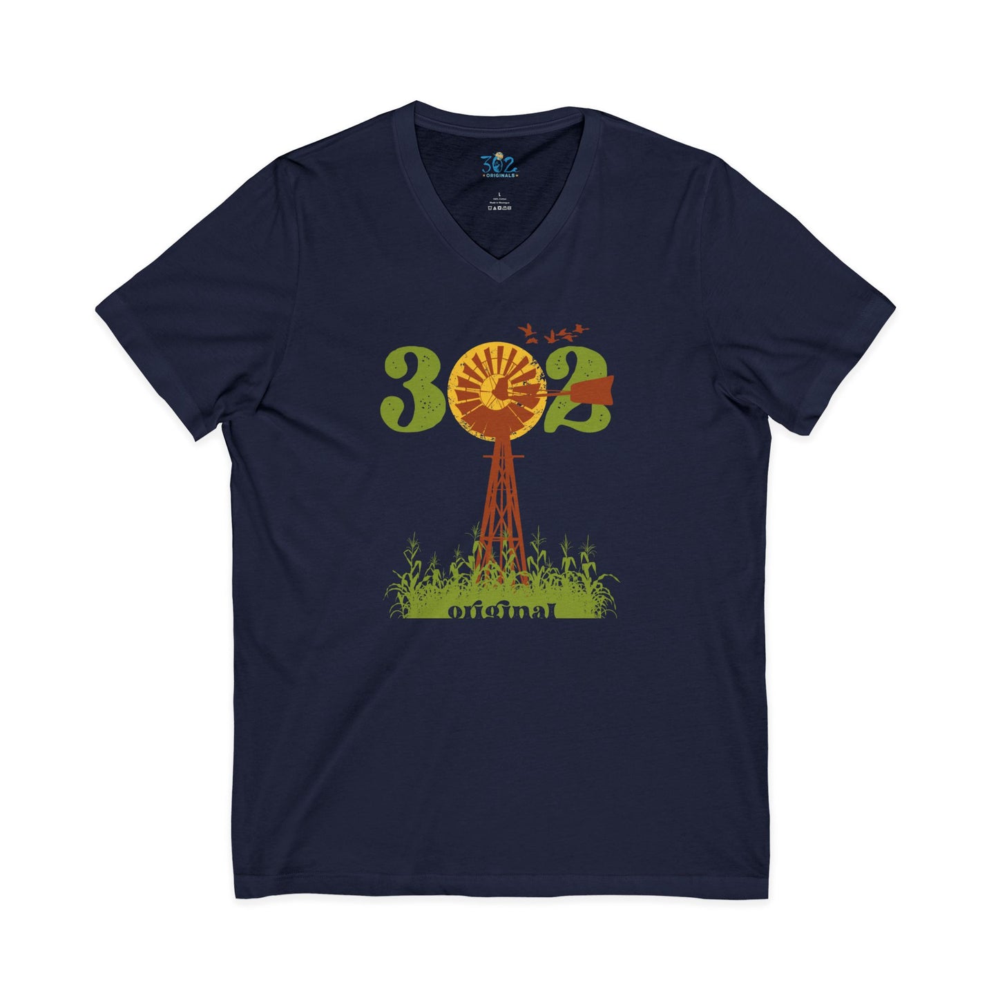 302 Delaware Farm V-Neck Tee