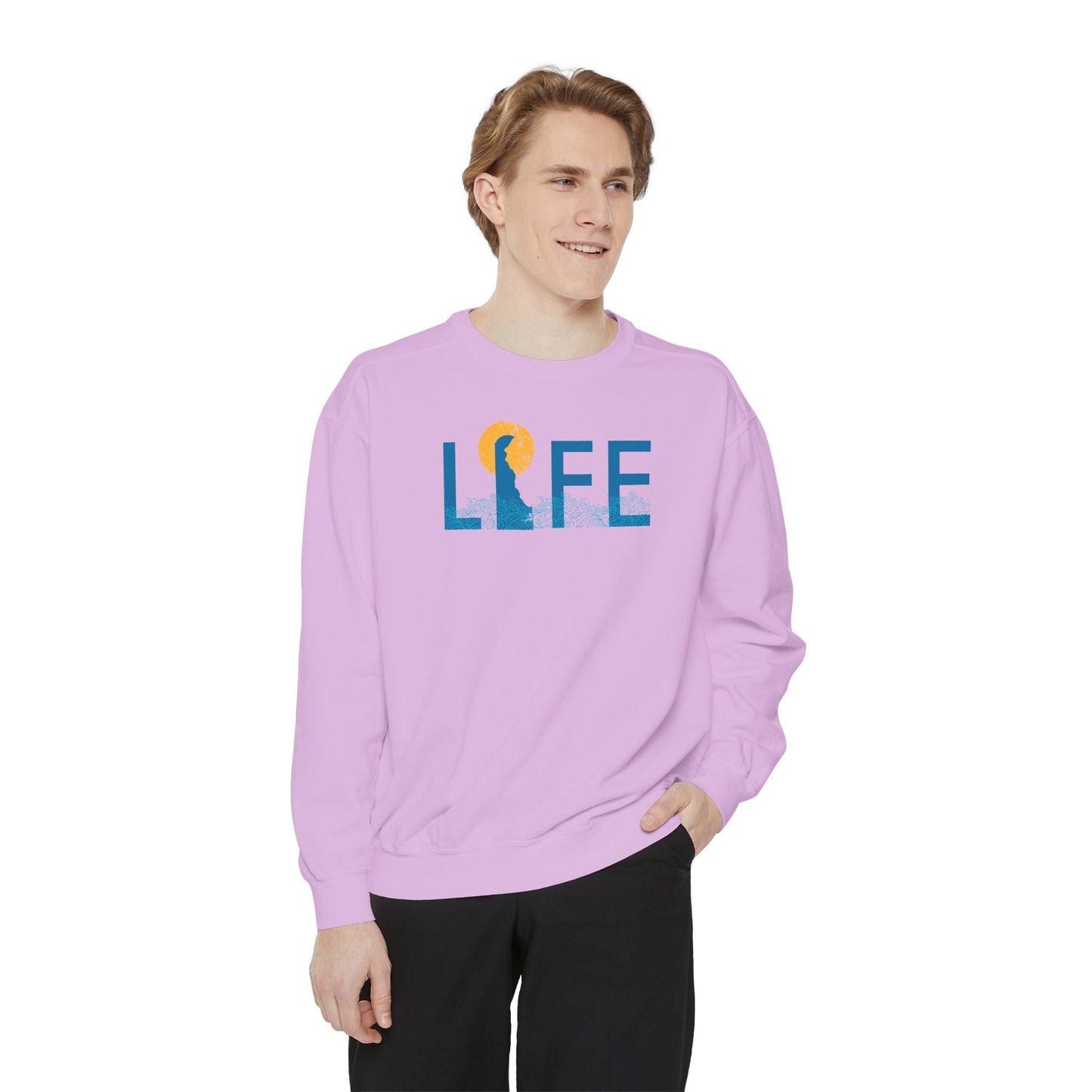 Delaware Life Unisex Garment-Dyed Sweatshirt