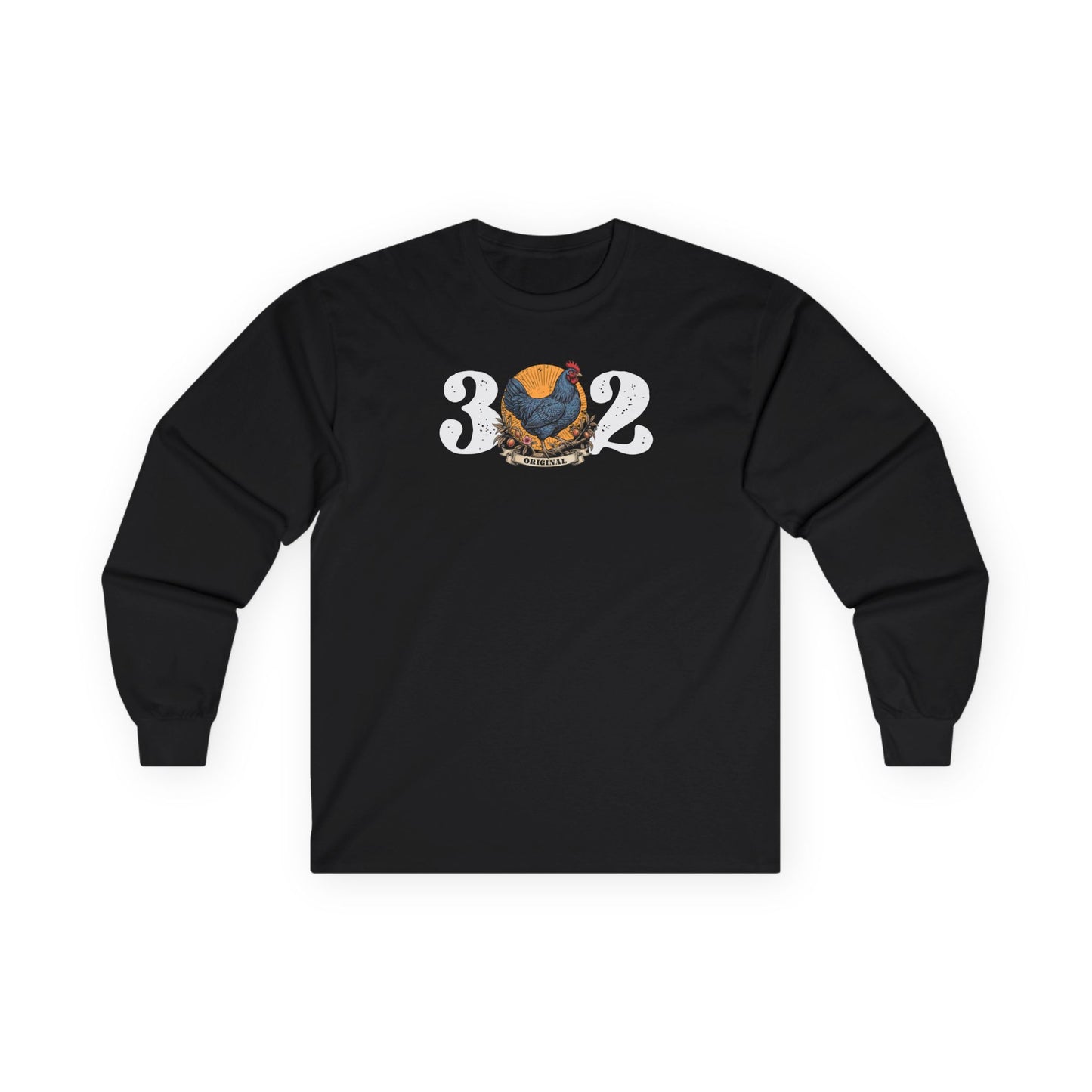 302 Delaware Blue Hen Long Sleeve Tee