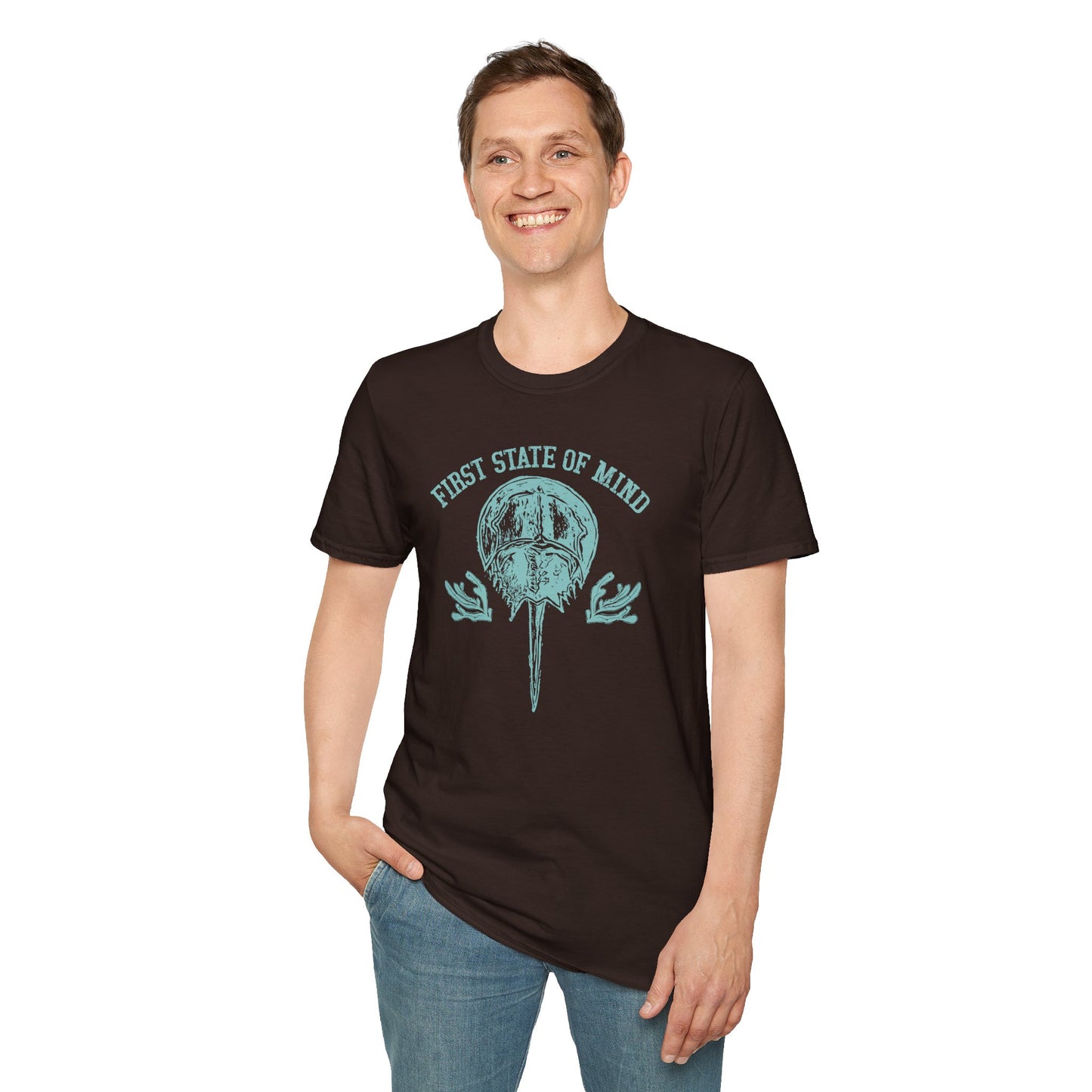 Delaware First State of Mind Horse Shoe Crab Tee