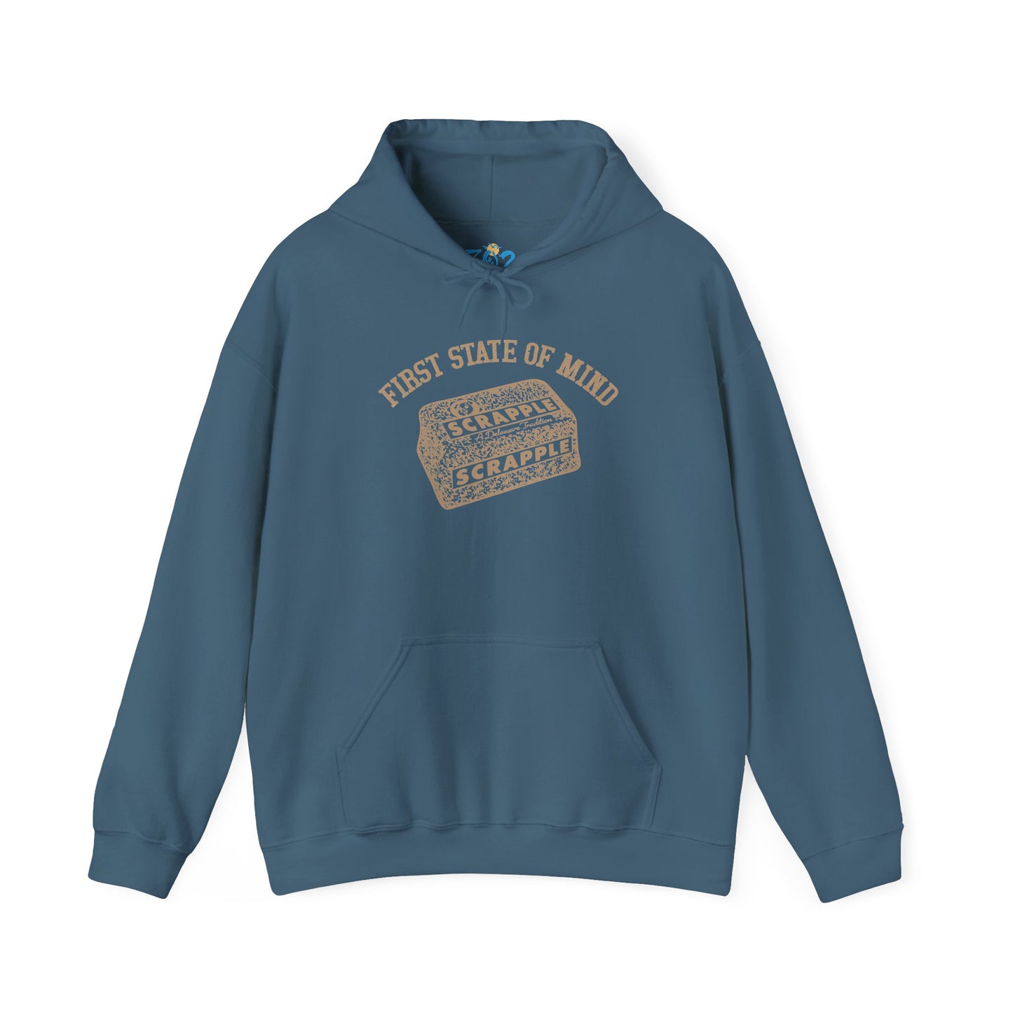 Delaware First State of Mind Srapple Hoodie Dark Color