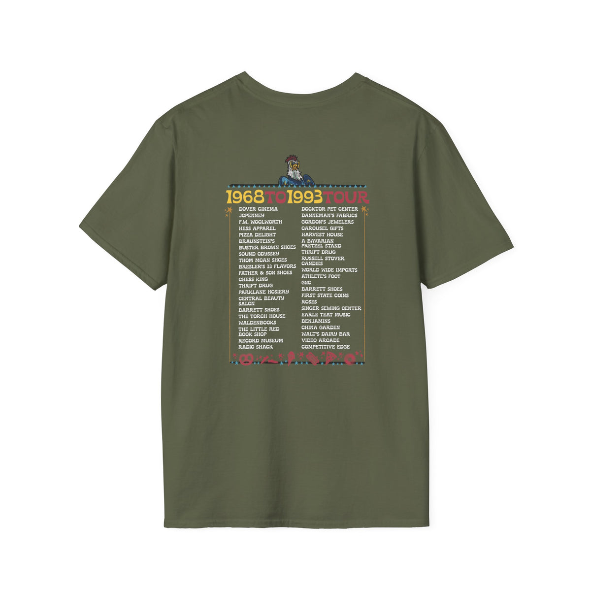 Spent it All - Dover Blue Hen Mall Tour Shirt Tee