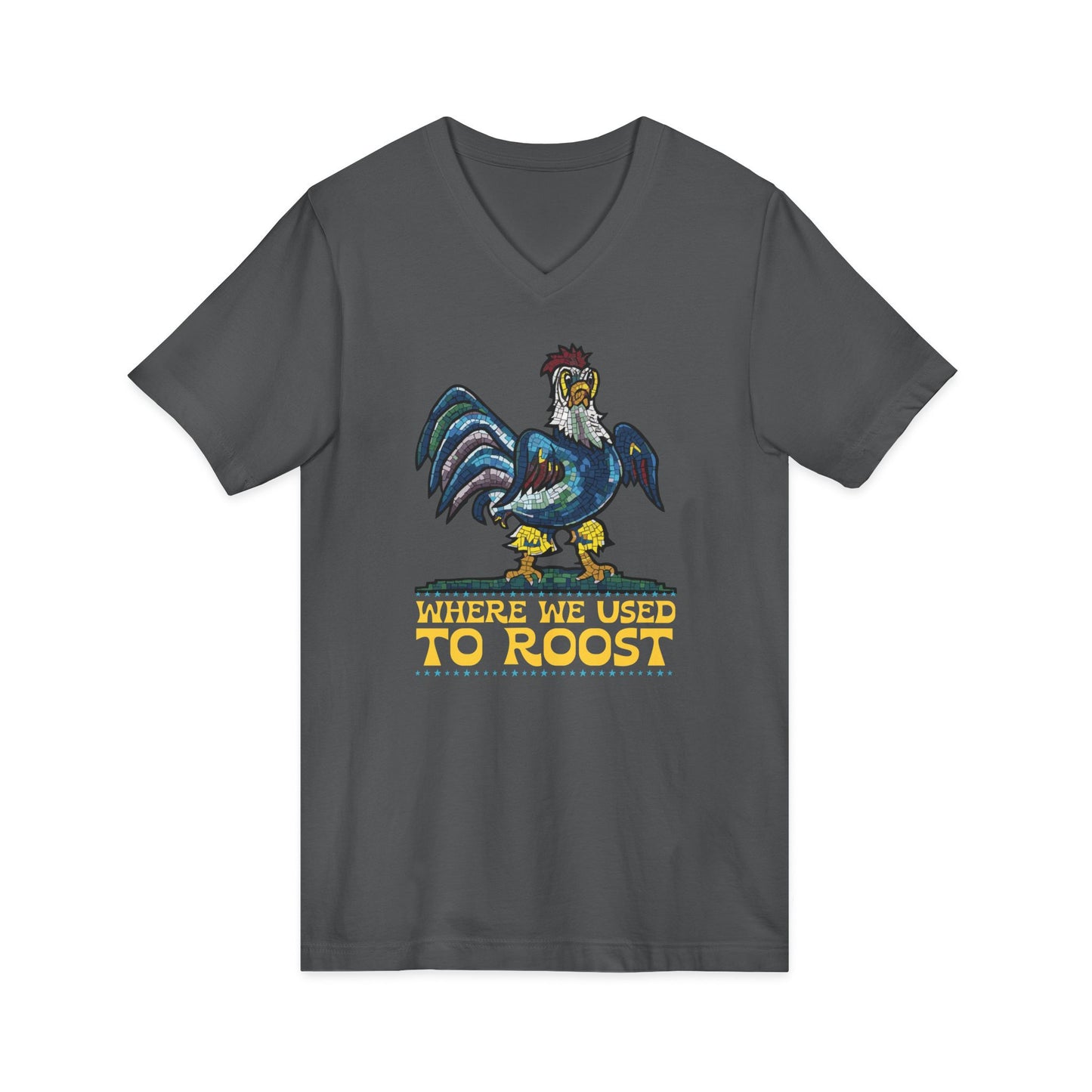 Where We Use To Roost - Delaware Blue Hen Mall Tour V-Neck Tee