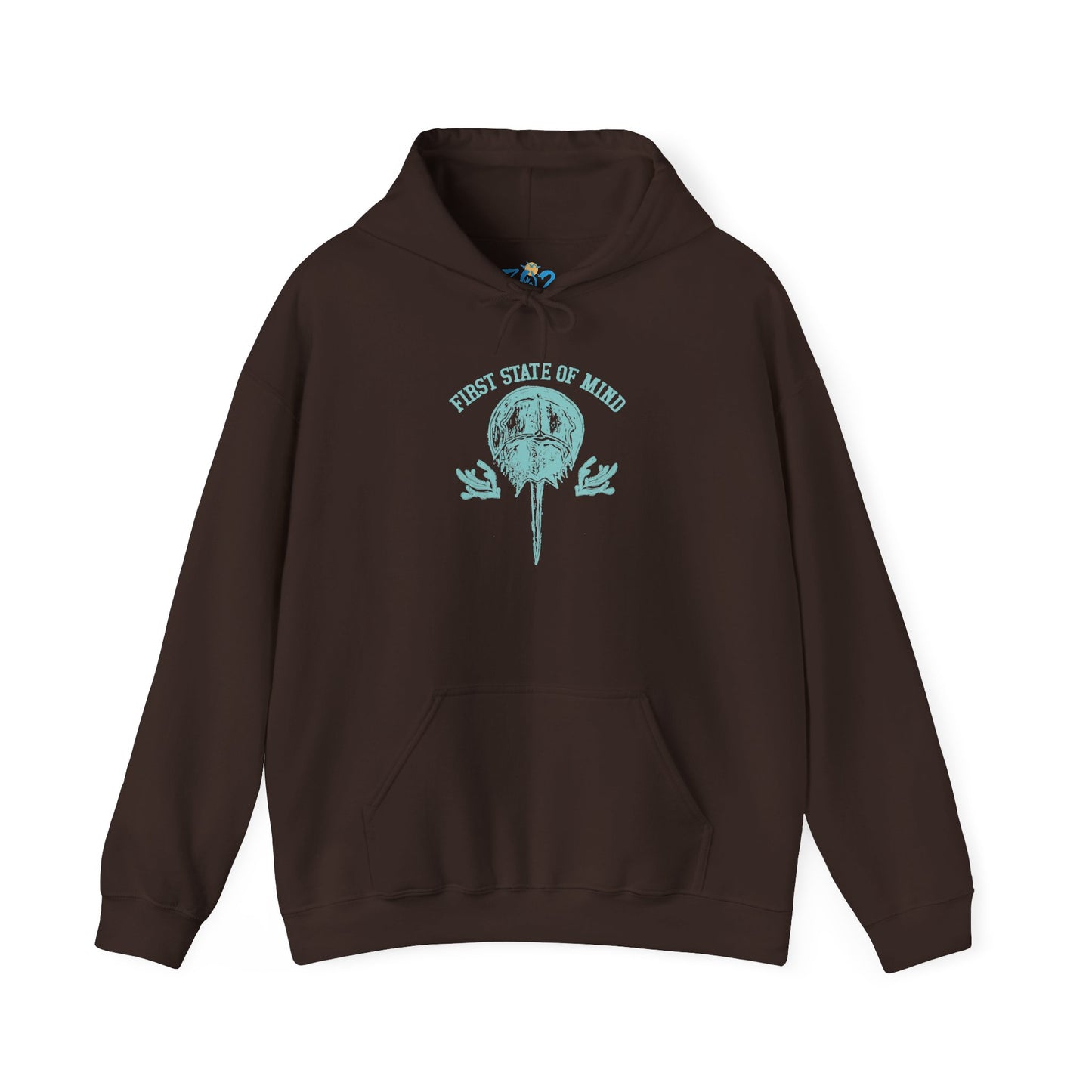 Delaware First State of Mind Horse Shoe Crab Hoodie