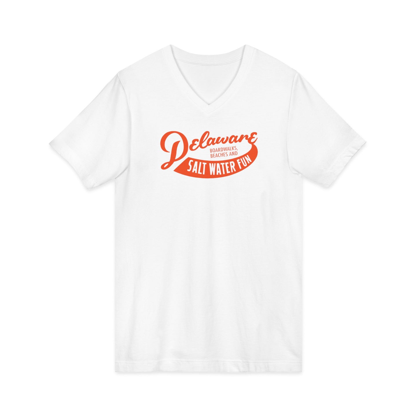 Delaware Salt Water Fun V-Neck Tee
