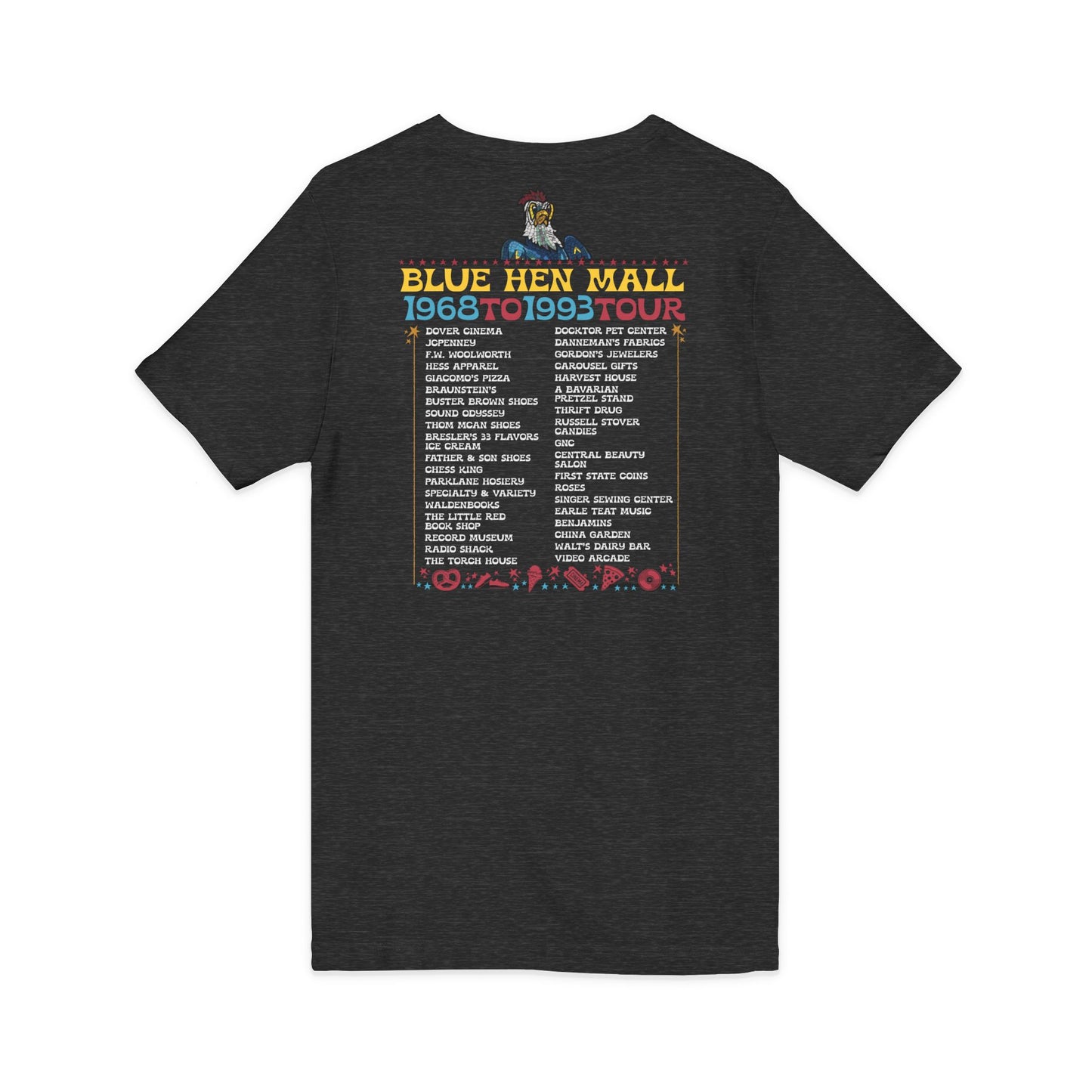 Where We Use To Roost - Delaware Blue Hen Mall Tour V-Neck Tee