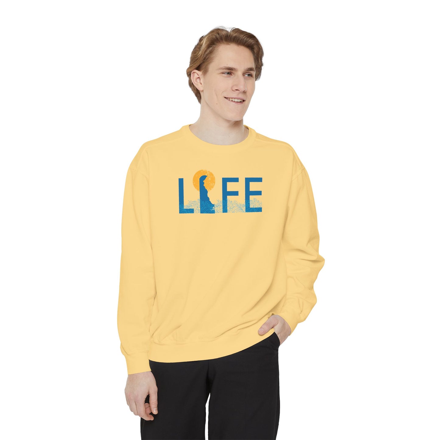 Delaware Life Unisex Garment-Dyed Sweatshirt