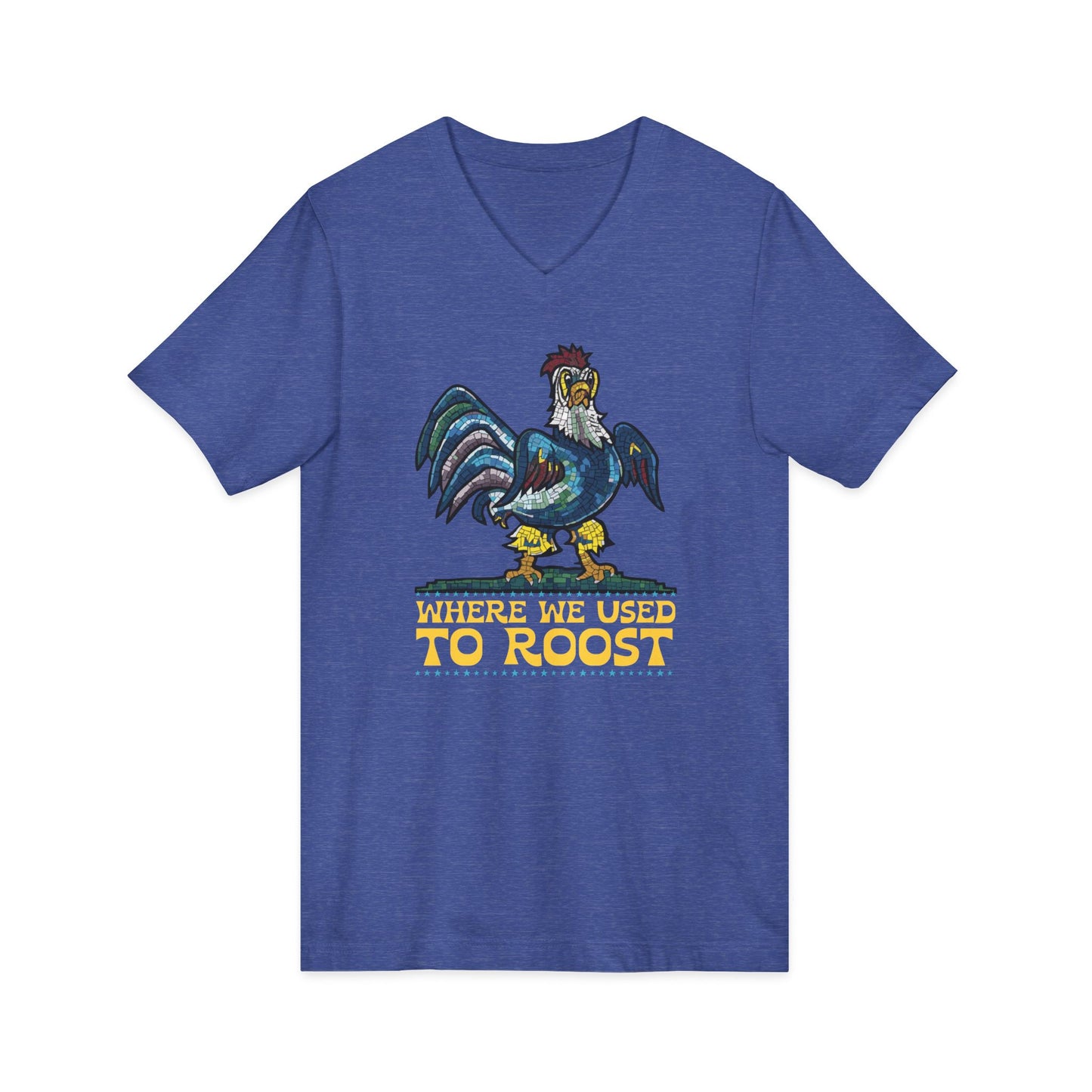 Where We Use To Roost - Delaware Blue Hen Mall Tour V-Neck Tee