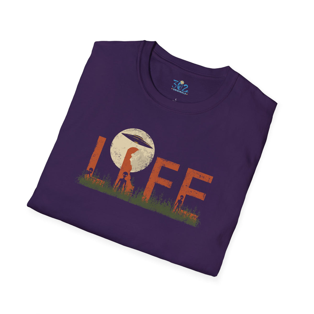 Delaware Alien LIFE Crewneck Tee | First State of Mind