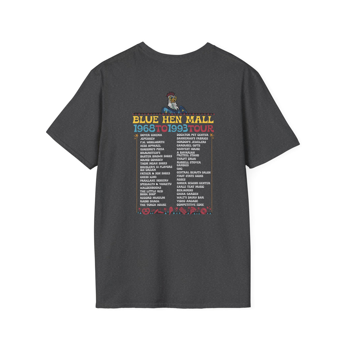 Where We Used To Roost - Dover Blue Hen Mall Tee