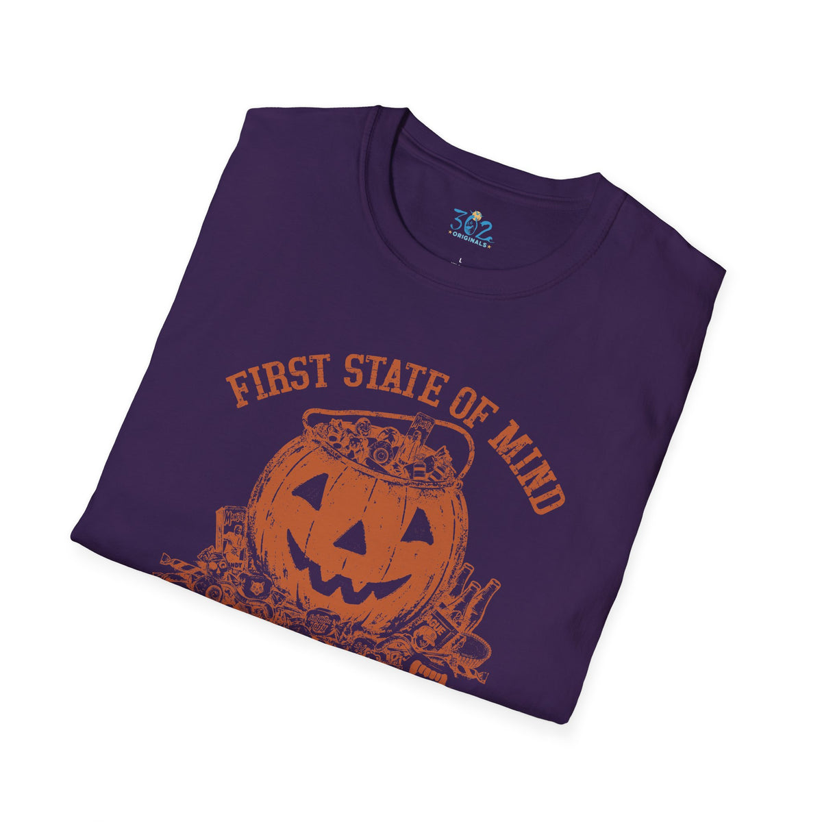 First State of Mind Halloween Pumpkin & Candy Crewneck | 302 Originals