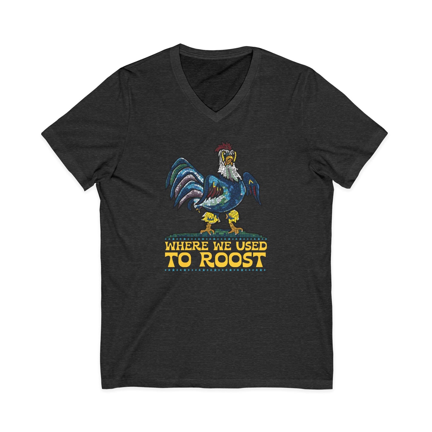 Where We Use To Roost - Delaware Blue Hen Mall Tour V-Neck Tee