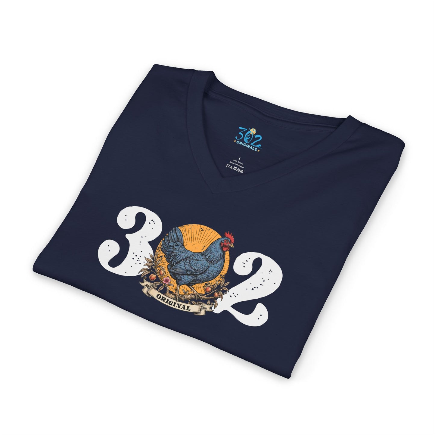 302 Original Blue Hen V Neck