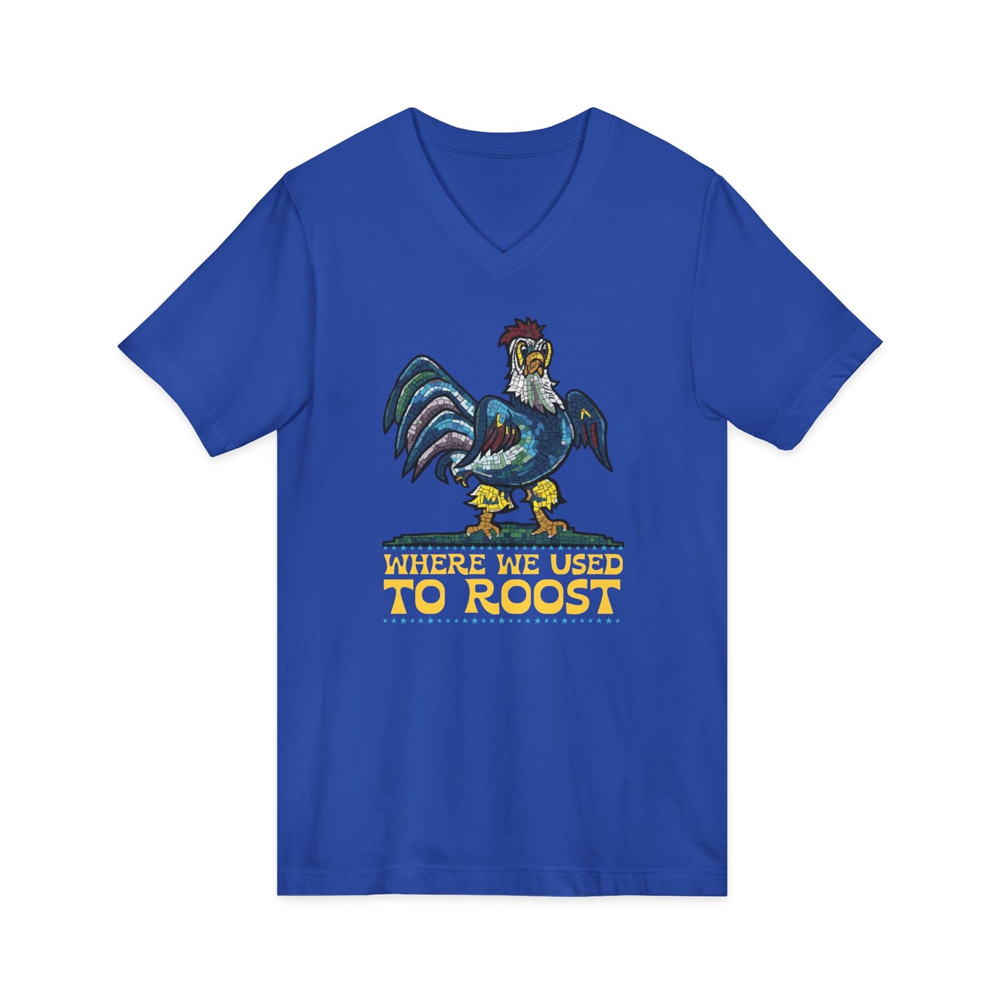 Where We Use To Roost - Delaware Blue Hen Mall Tour V-Neck Tee