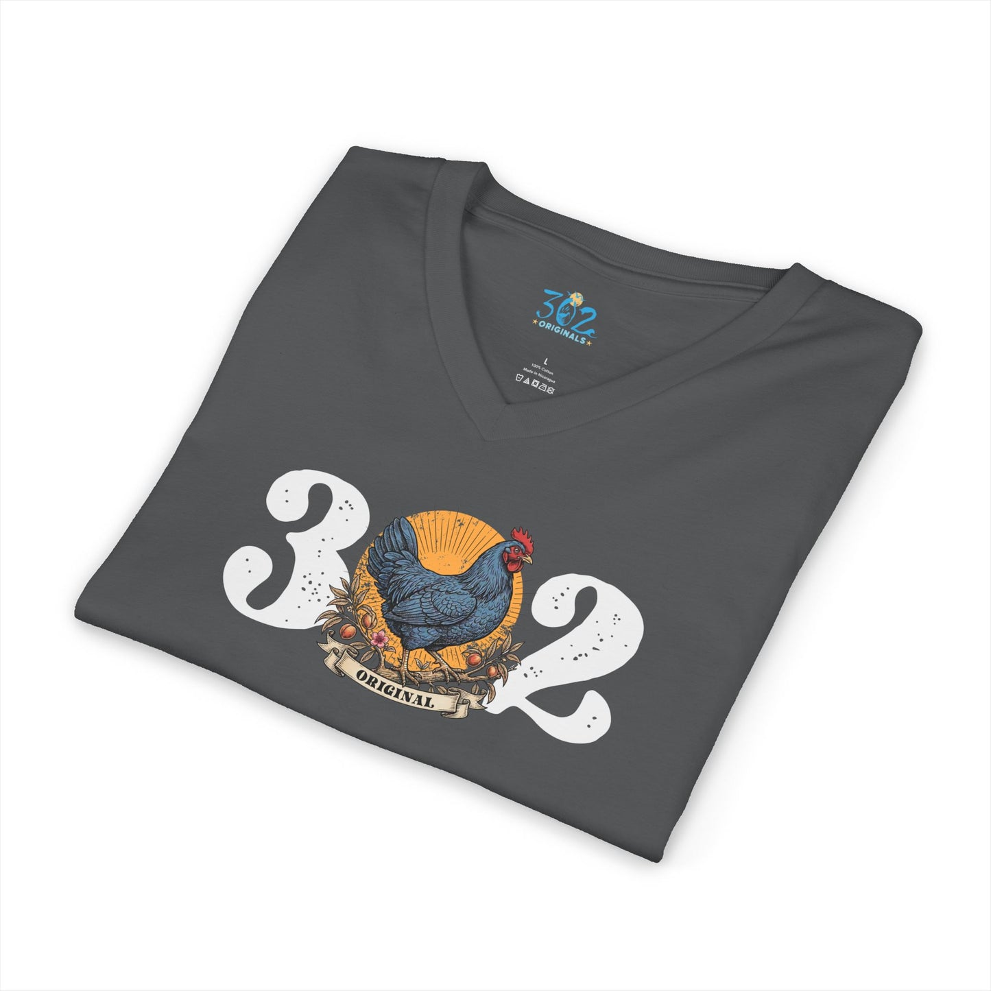 302 Original Blue Hen V Neck