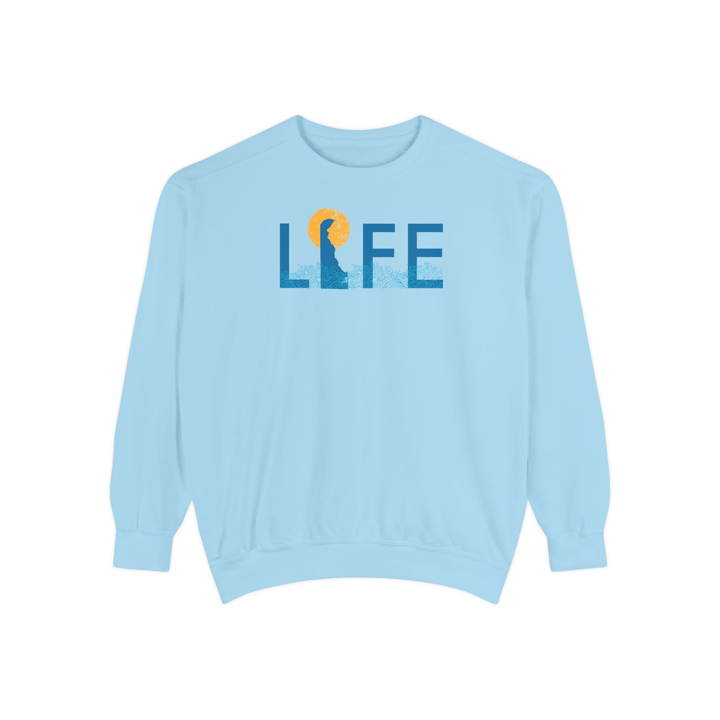 Delaware Life Unisex Garment-Dyed Sweatshirt