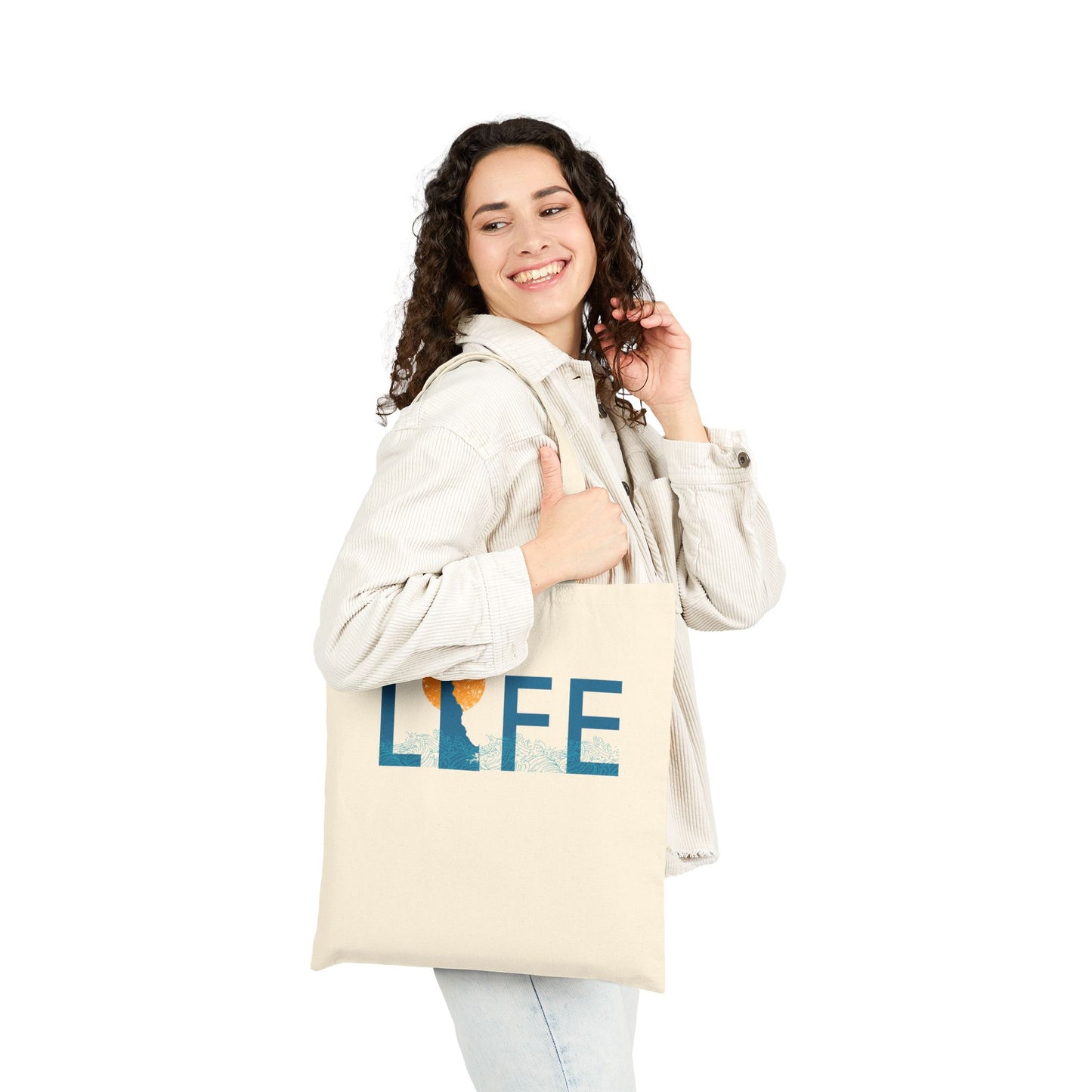 Original LIFE Cotton Canvas Tote Bag