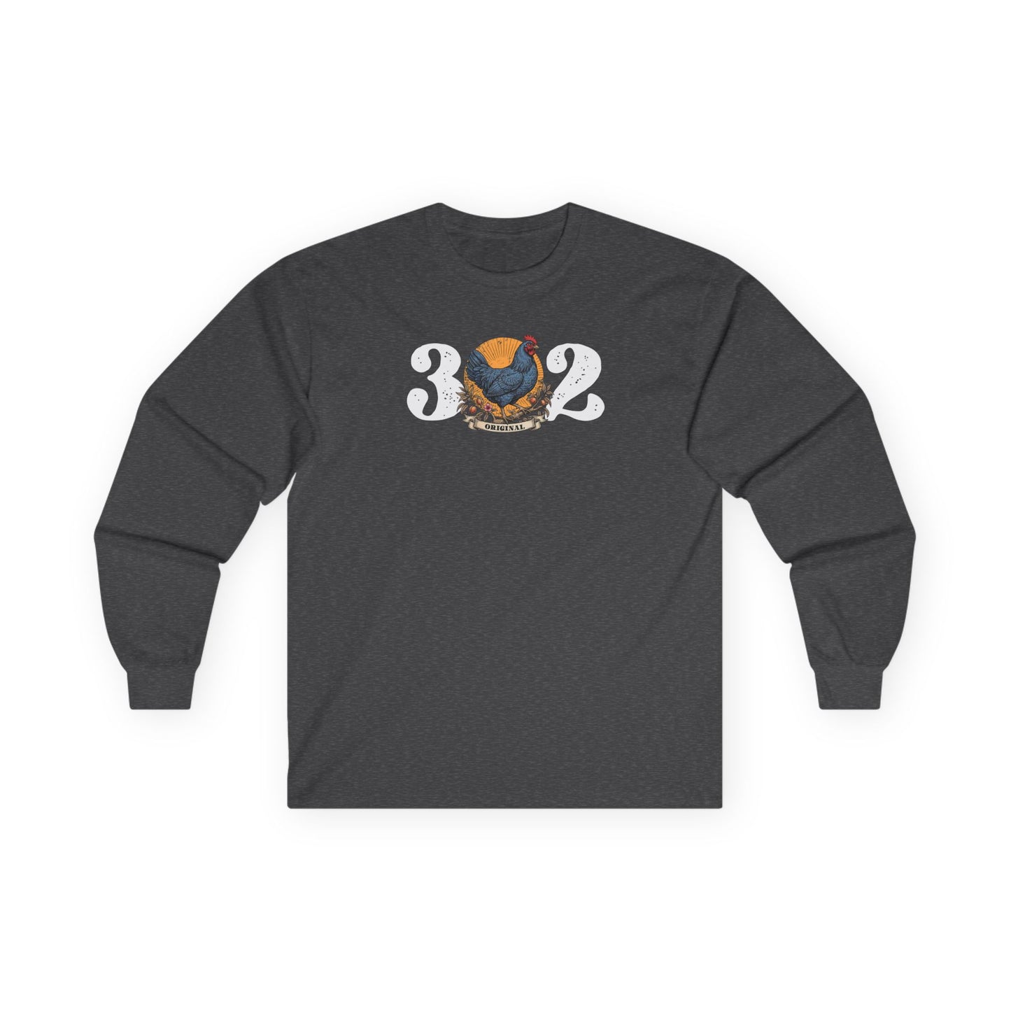 302 Delaware Blue Hen Long Sleeve Tee