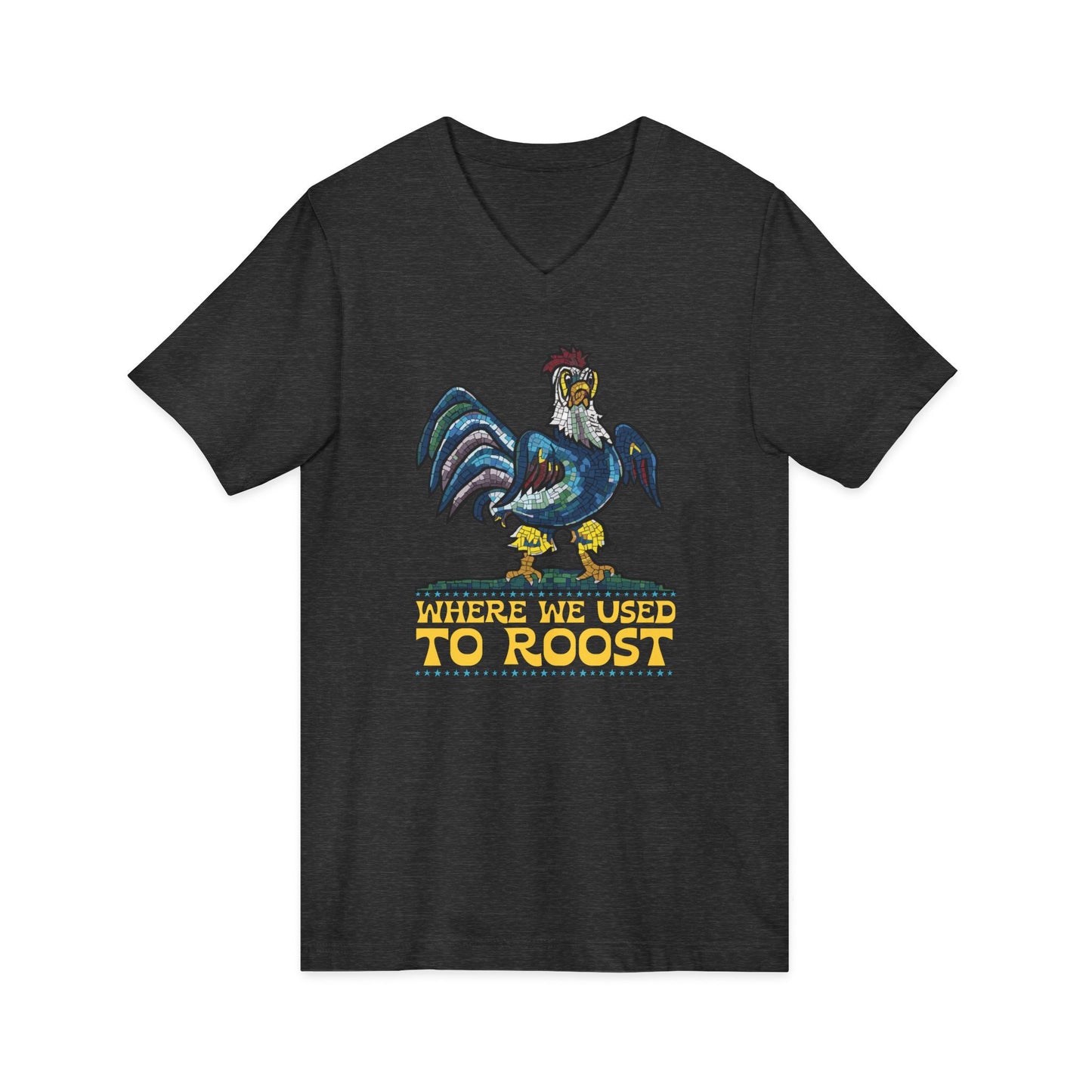 Where We Use To Roost - Delaware Blue Hen Mall Tour V-Neck Tee