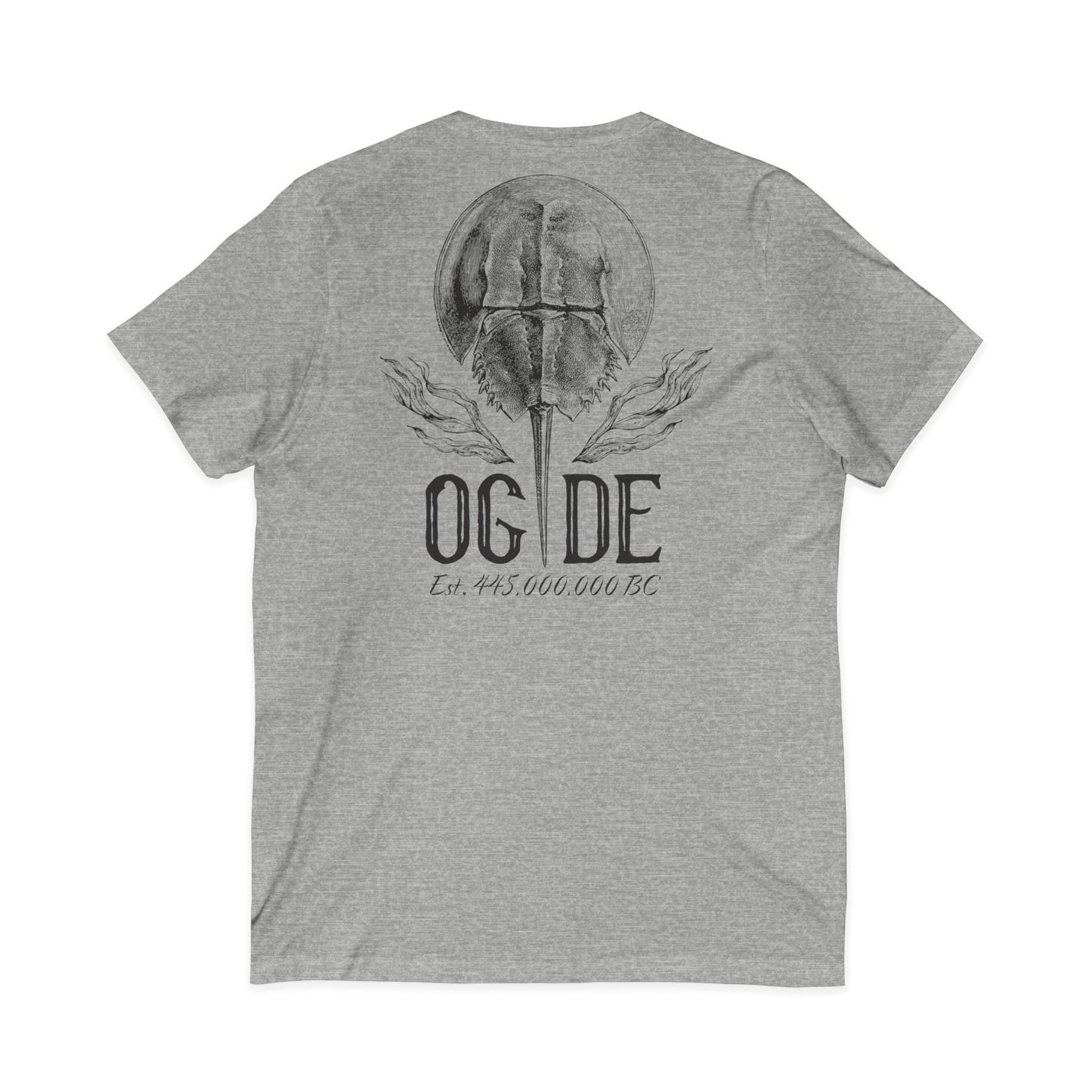 OG DE Horse Shoe Crab V-Neck Tee