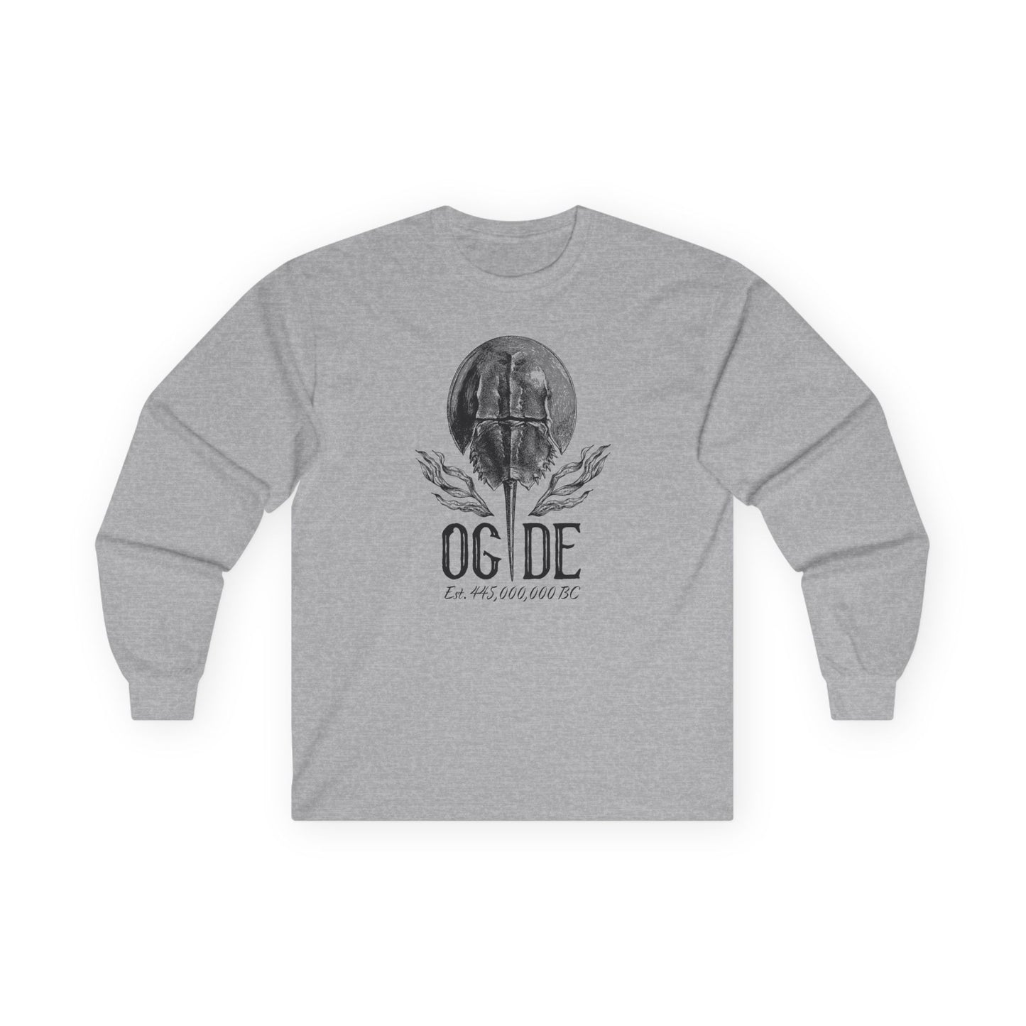 OG DE Horse Shoe Crab Cotton Long Sleeve Tee