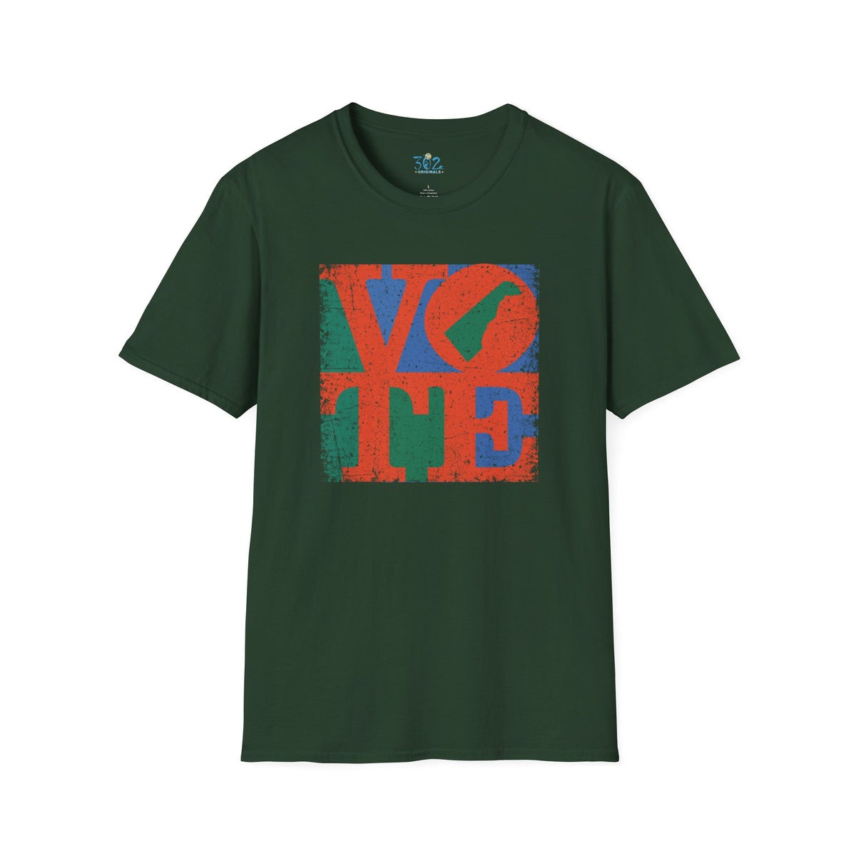 302 Originals VOTE Delaware Pride Graphic T Shirt