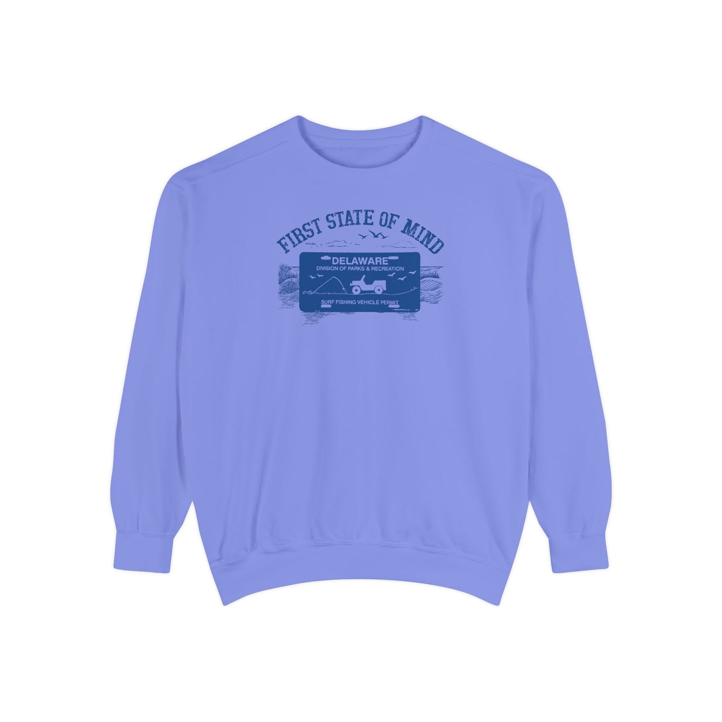 Delaware First State of Mind Surf Fishing Sweat Shirt