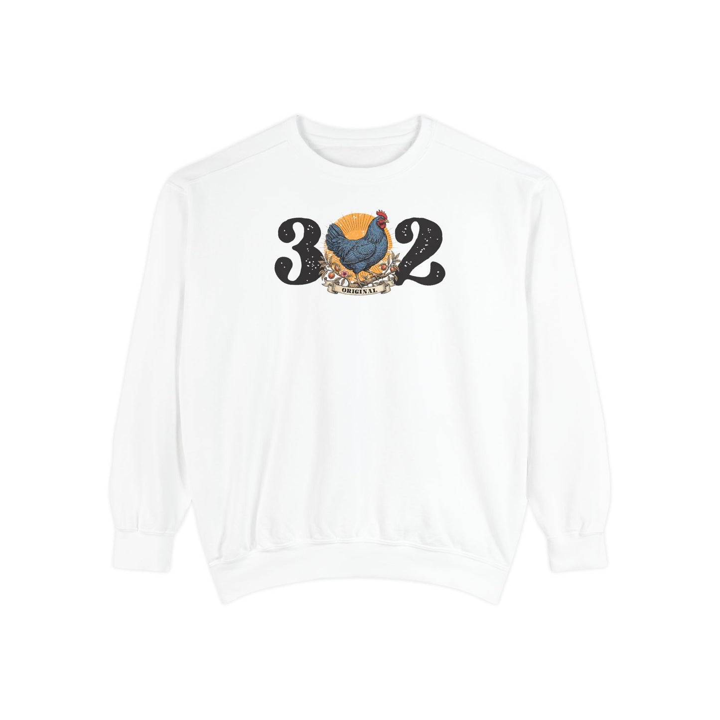 302 Delaware Blue Hen Unisex Garment-Dyed Sweatshirt