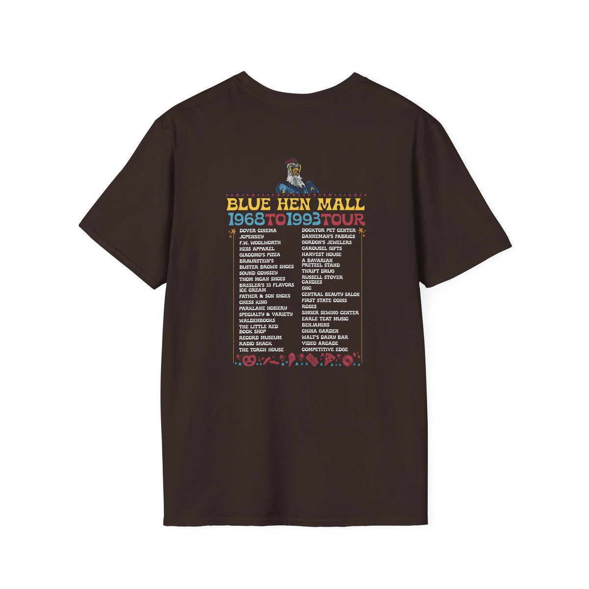 Where We Used To Roost - Dover Blue Hen Mall Tee