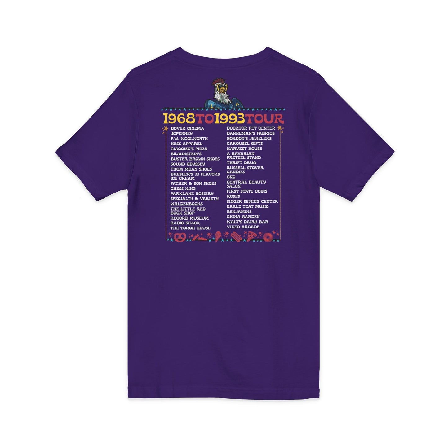 "Spent it All" Delaware Blue Hen Mall V-Neck Tee
