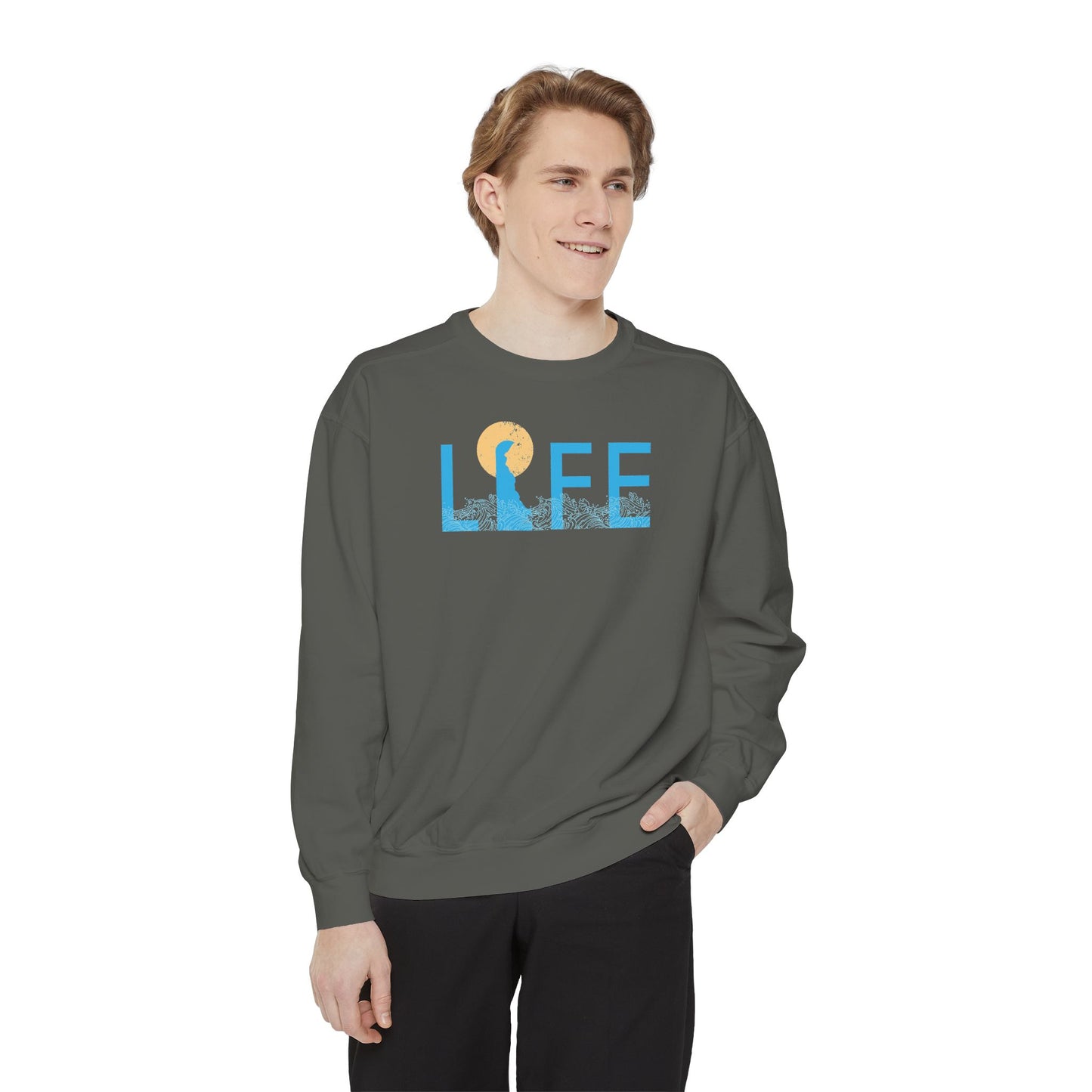 Delaware Life Unisex Garment-Dyed Sweatshirt
