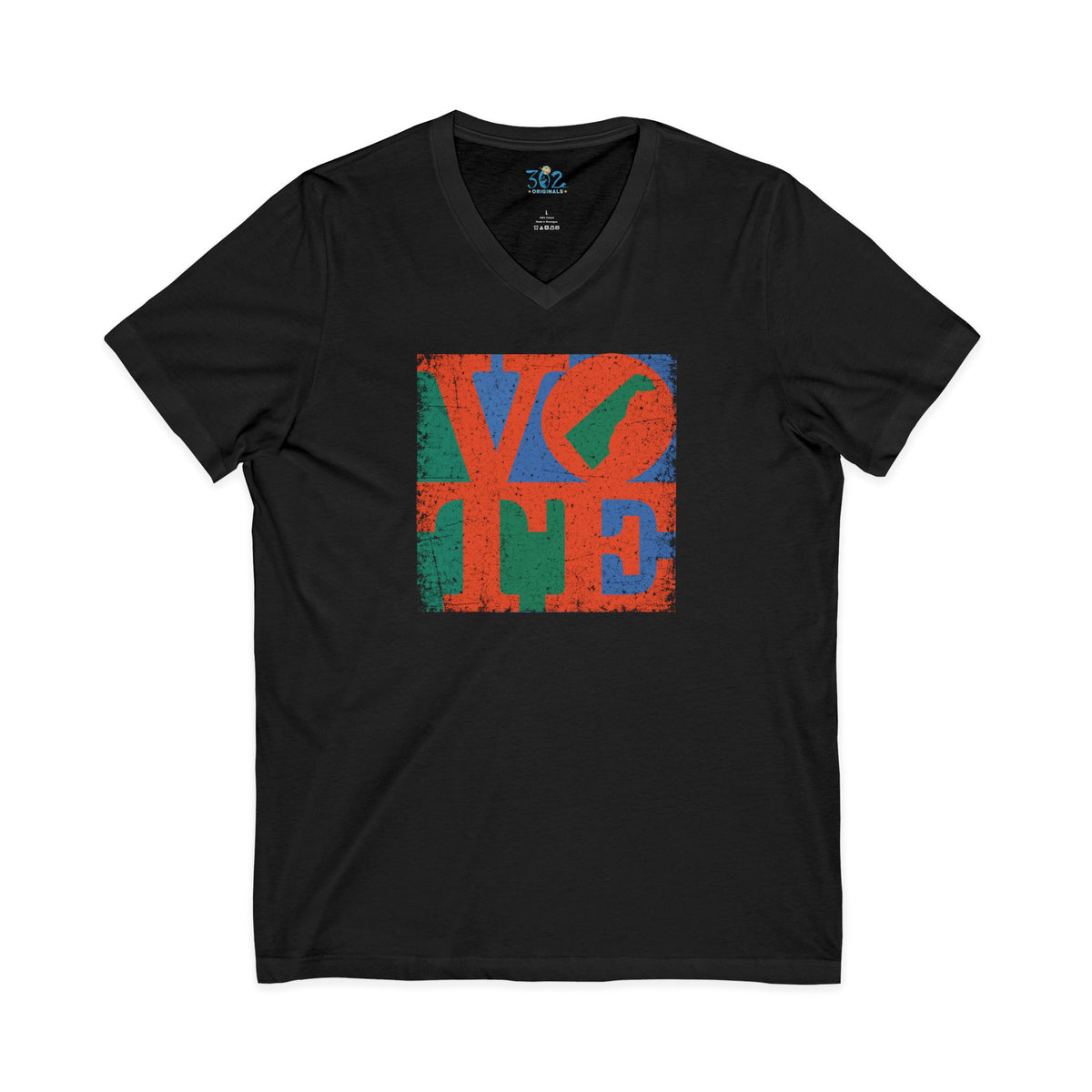 302 Originals VOTE — Delaware Pride Graphic V Neck
