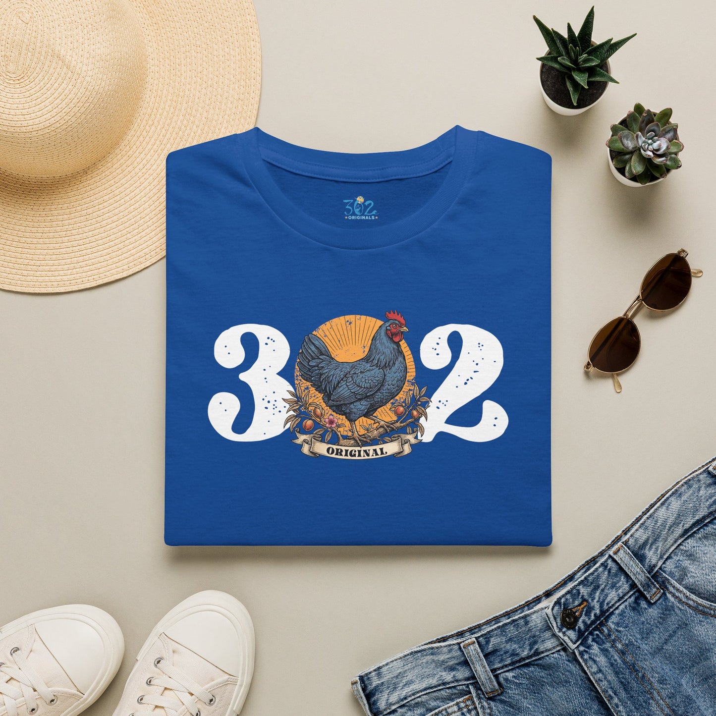 302 Originals Delaware Blue Hen T Shirt