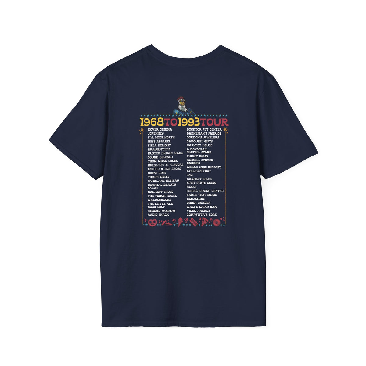 Spent it All - Dover Blue Hen Mall Tour Shirt Tee
