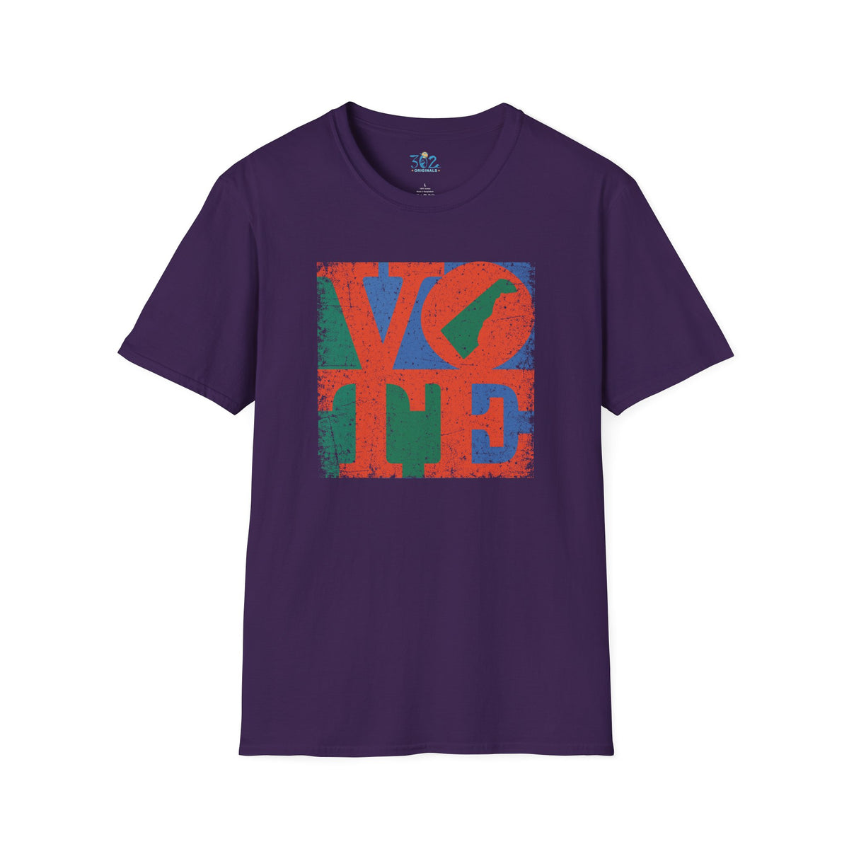 302 Originals VOTE Delaware Pride Graphic T Shirt