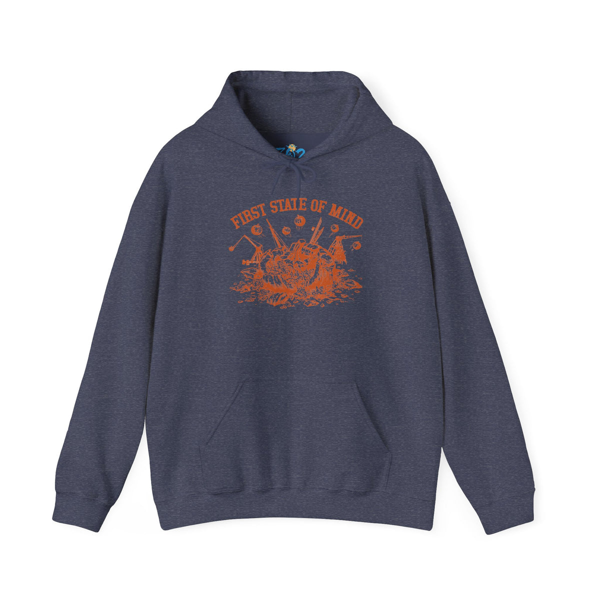 Delaware First State of Mind - Pumpkin Chunkin Hoodie