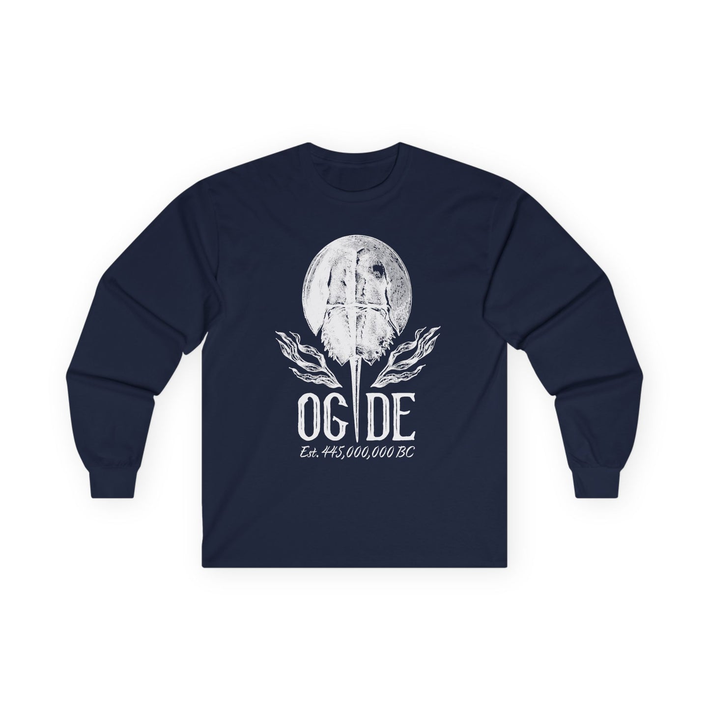 OG DE Horse Shoe Crab Cotton Long Sleeve Tee