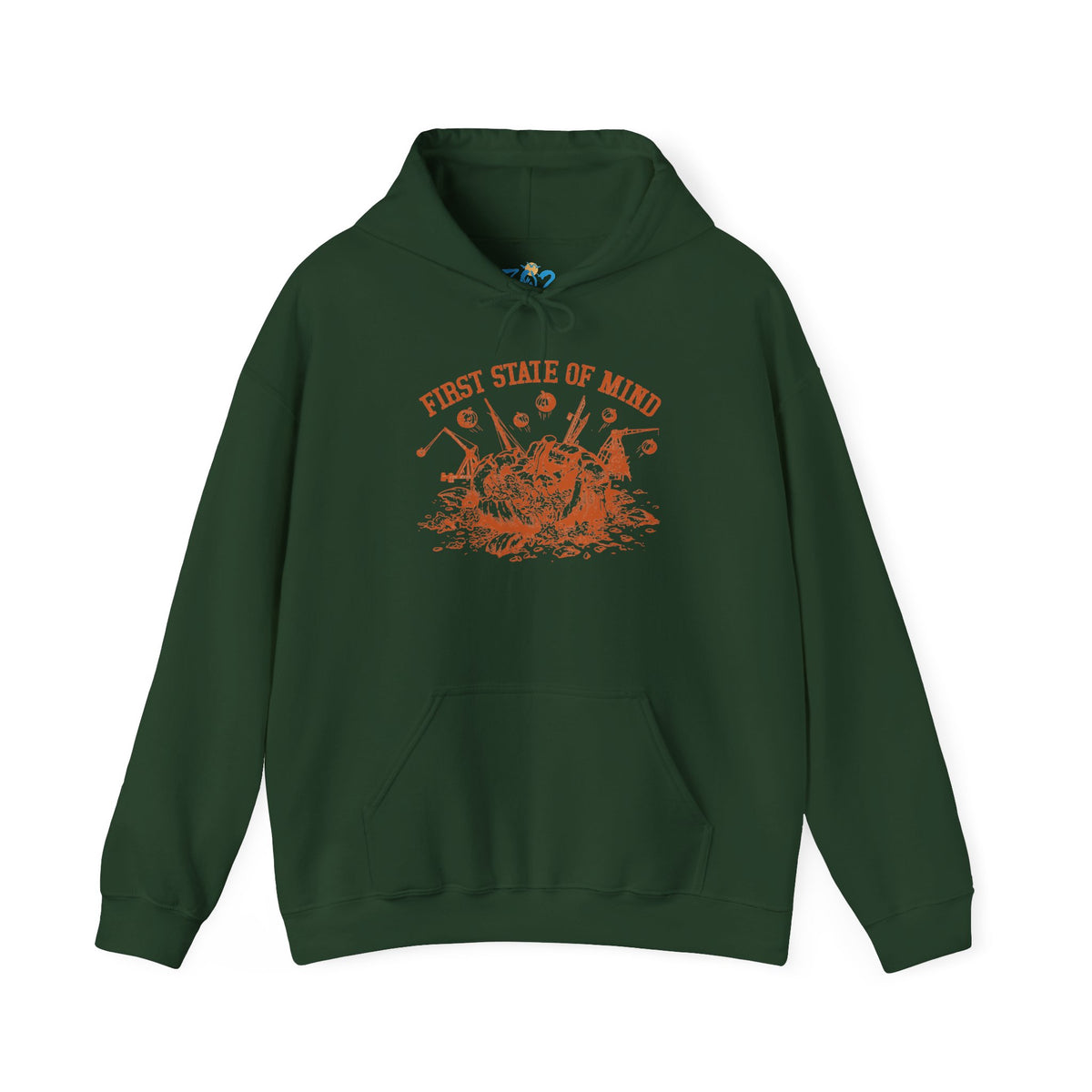 Delaware First State of Mind - Pumpkin Chunkin Hoodie
