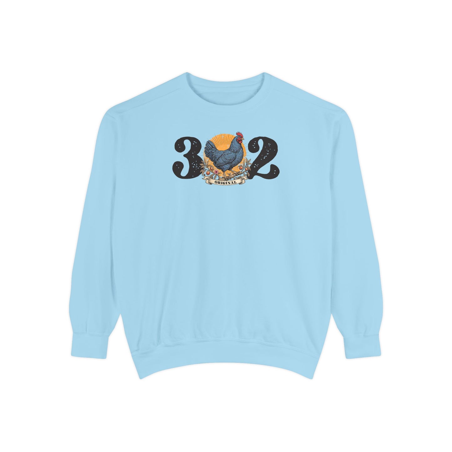 302 Delaware Blue Hen Unisex Garment-Dyed Sweatshirt