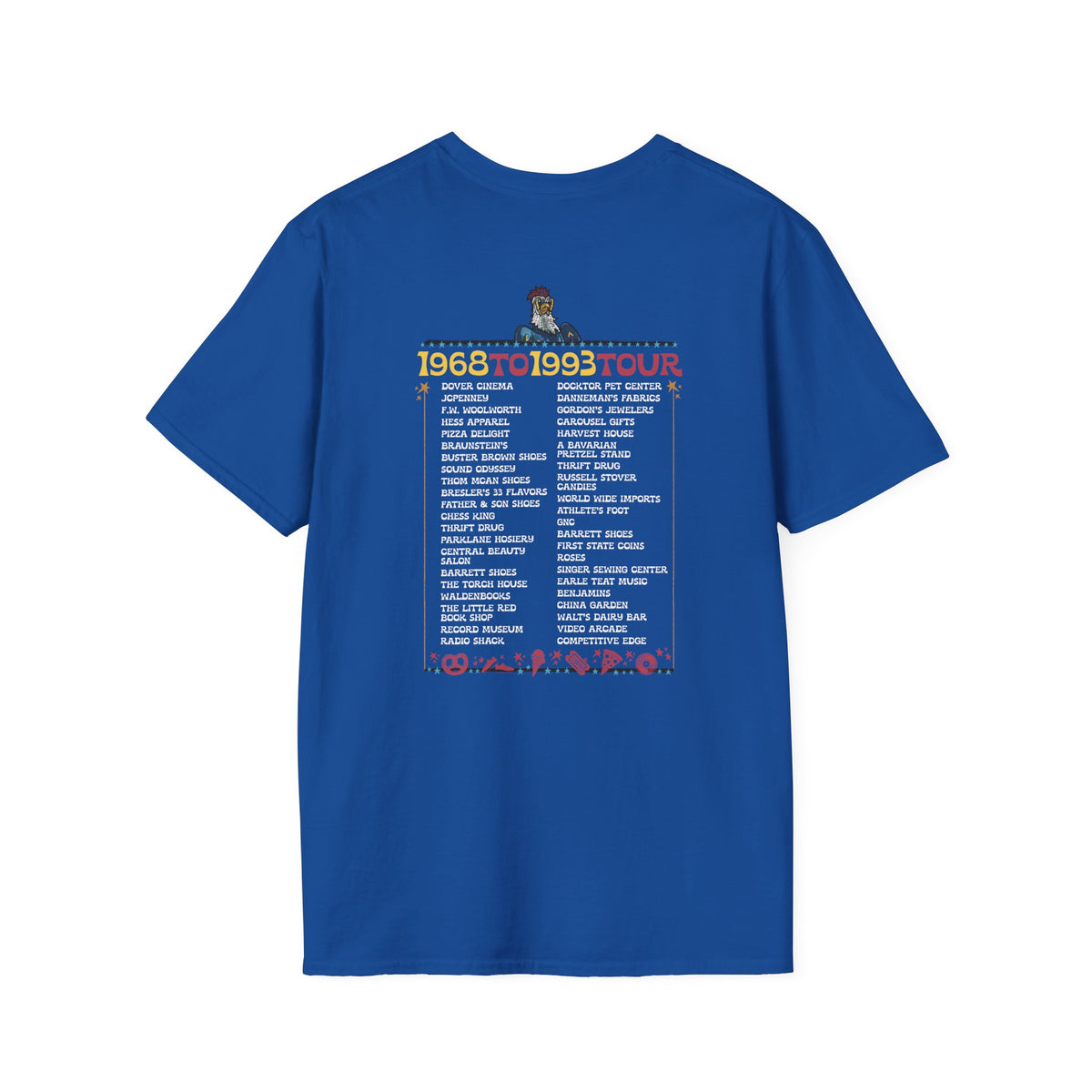 Spent it All - Dover Blue Hen Mall Tour Shirt Tee