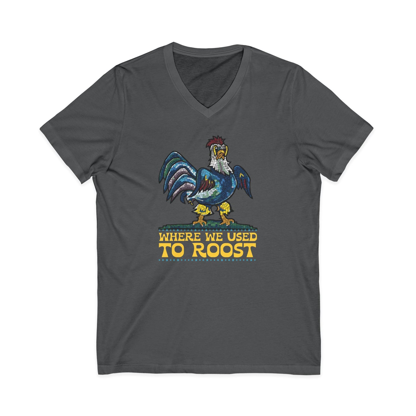 Where We Use To Roost - Delaware Blue Hen Mall Tour V-Neck Tee