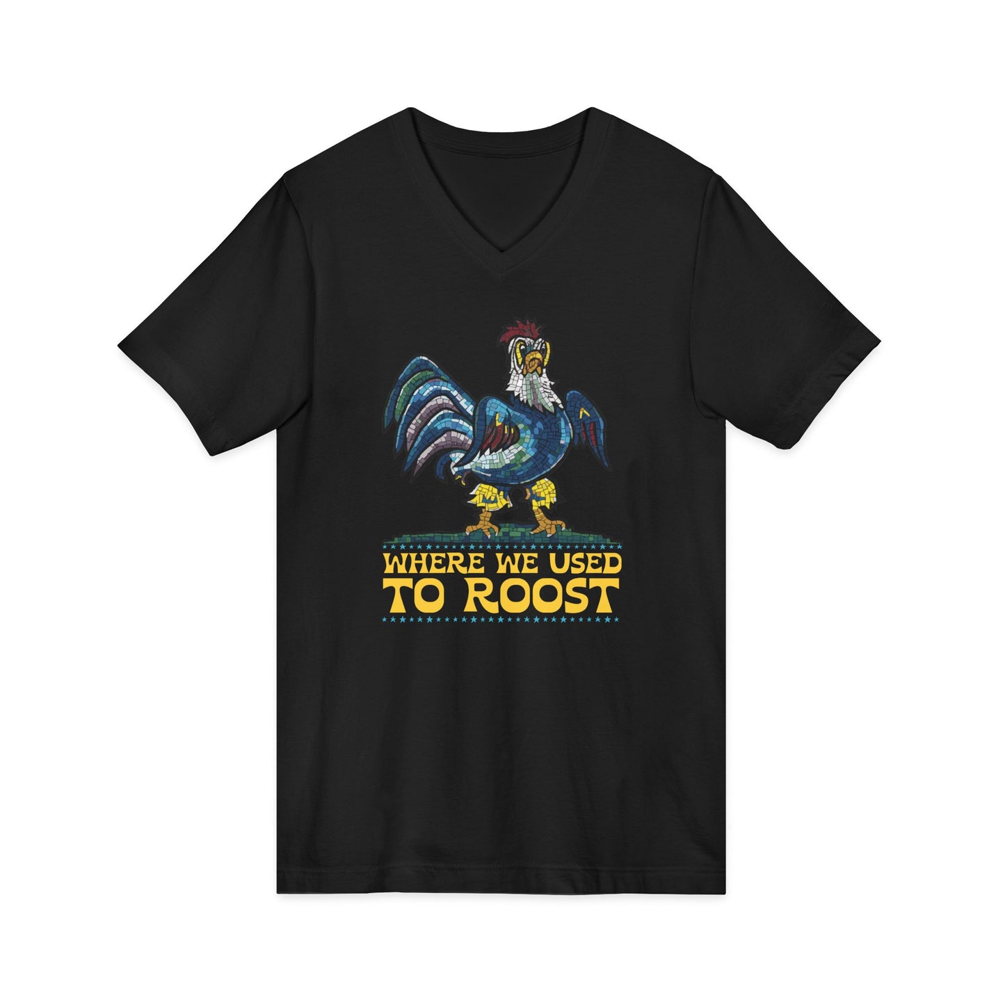 Where We Use To Roost - Delaware Blue Hen Mall Tour V-Neck Tee
