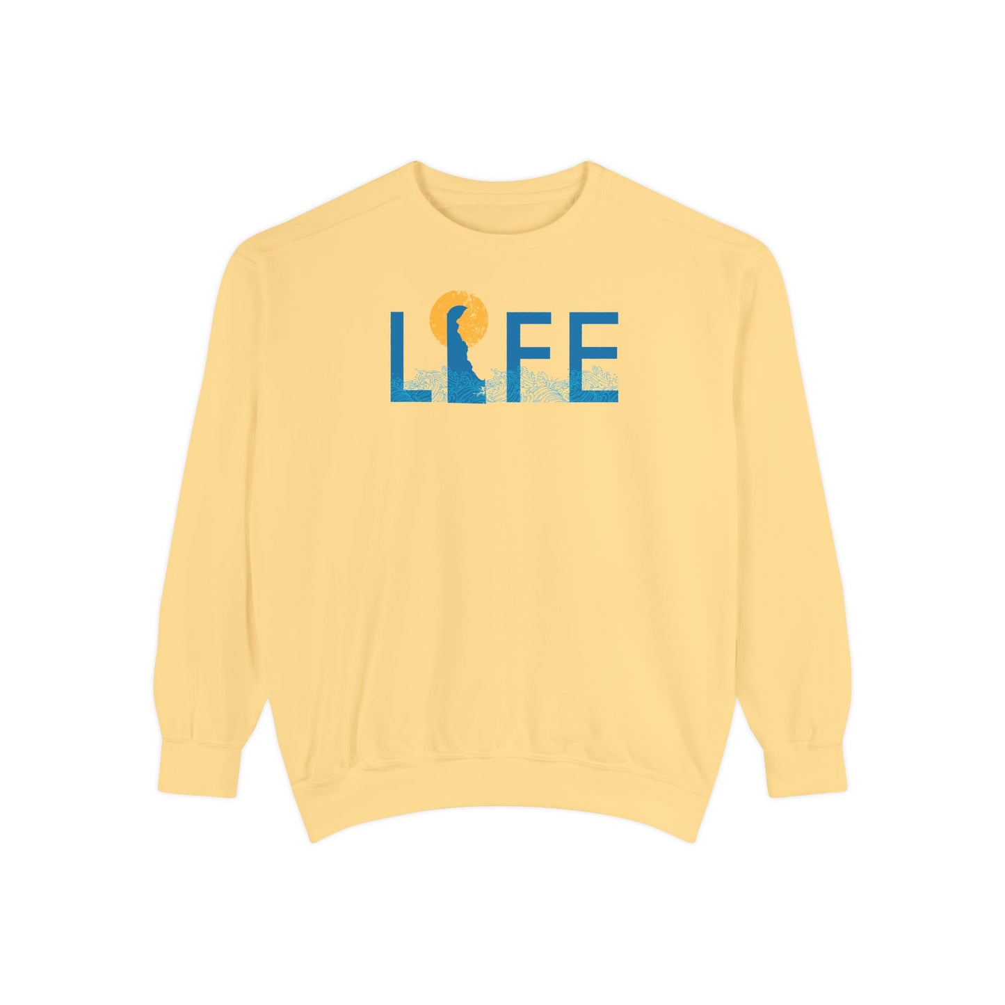 Delaware Life Unisex Garment-Dyed Sweatshirt
