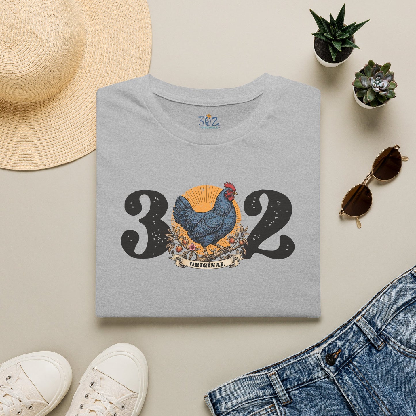 302 Originals Delaware Blue Hen T Shirt