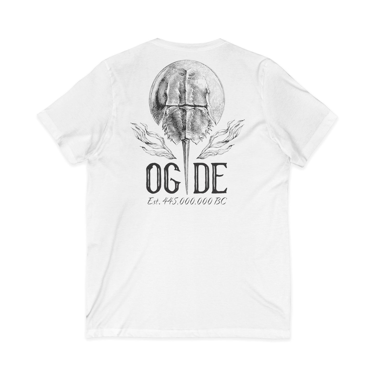 OG DE Horse Shoe Crab V-Neck Tee