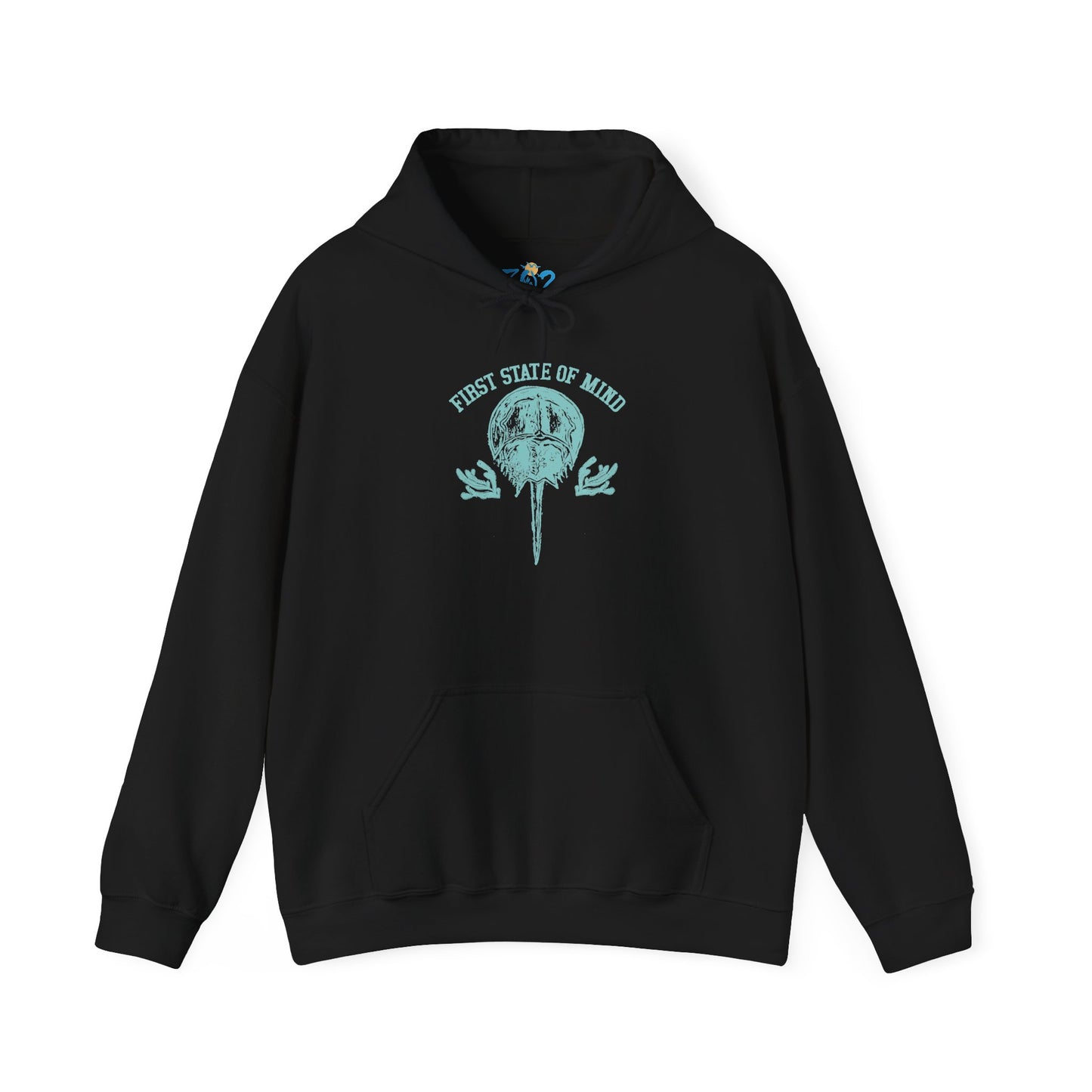 Delaware First State of Mind Horse Shoe Crab Hoodie